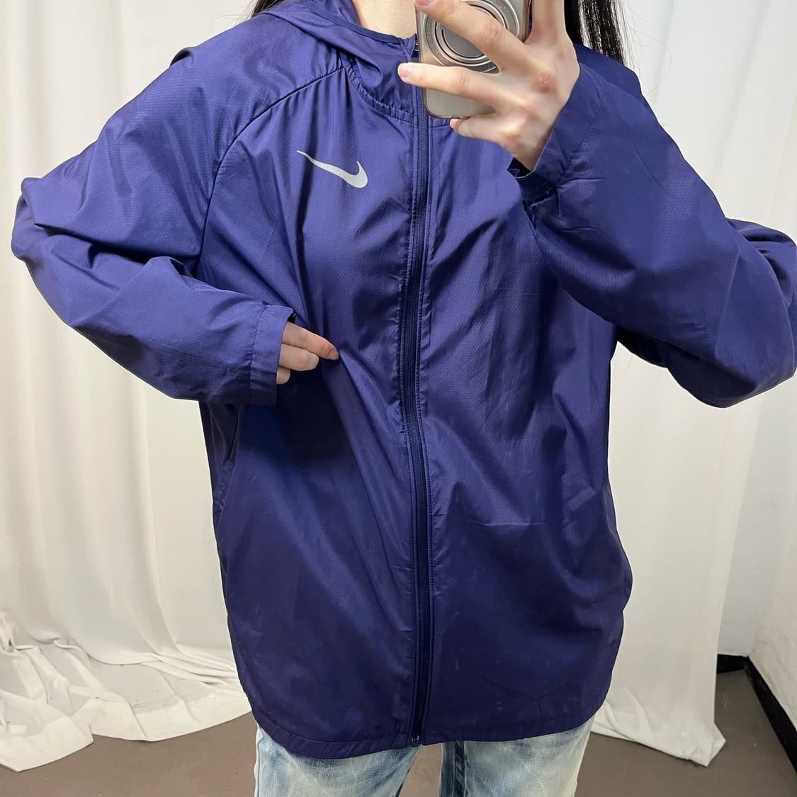 Nike Purple Running Windbreaker 상품이미지3