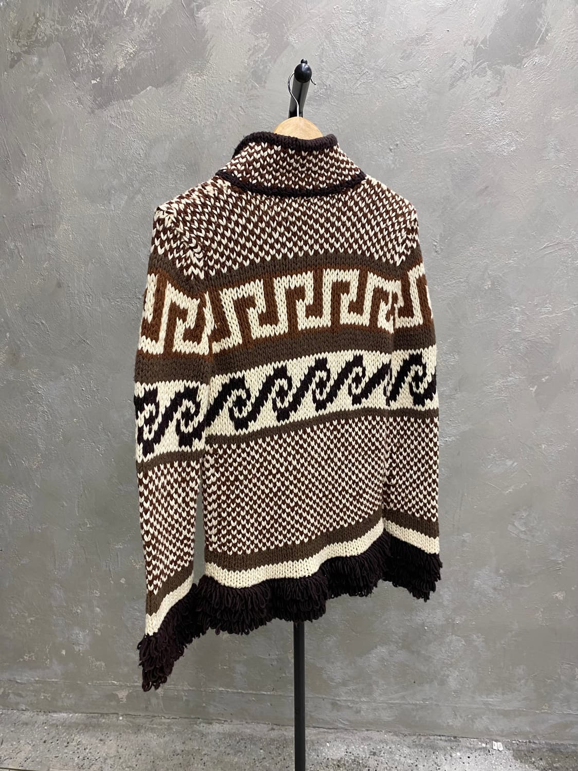 [F] Parcae Japan 빈티지 울 핸드 니트 가디건 상품이미지5