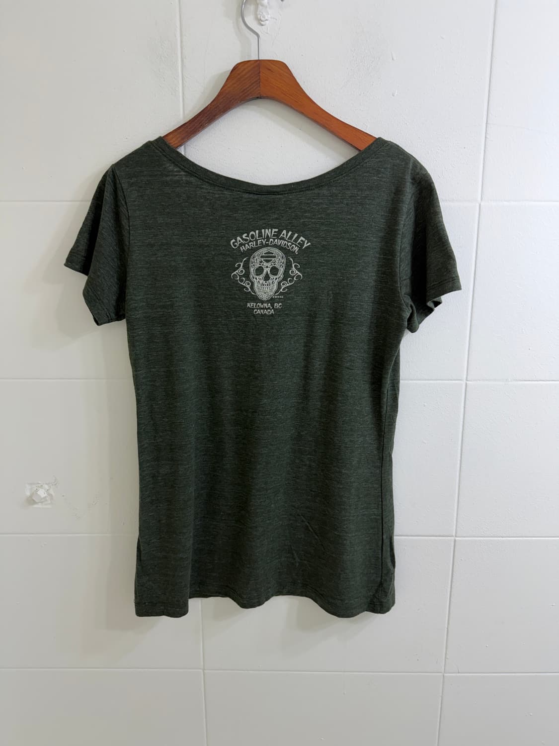 (상의 세트) 할리데이비슨 히피 브이넥 반팔 + 스트라이프 나시 상품이미지5