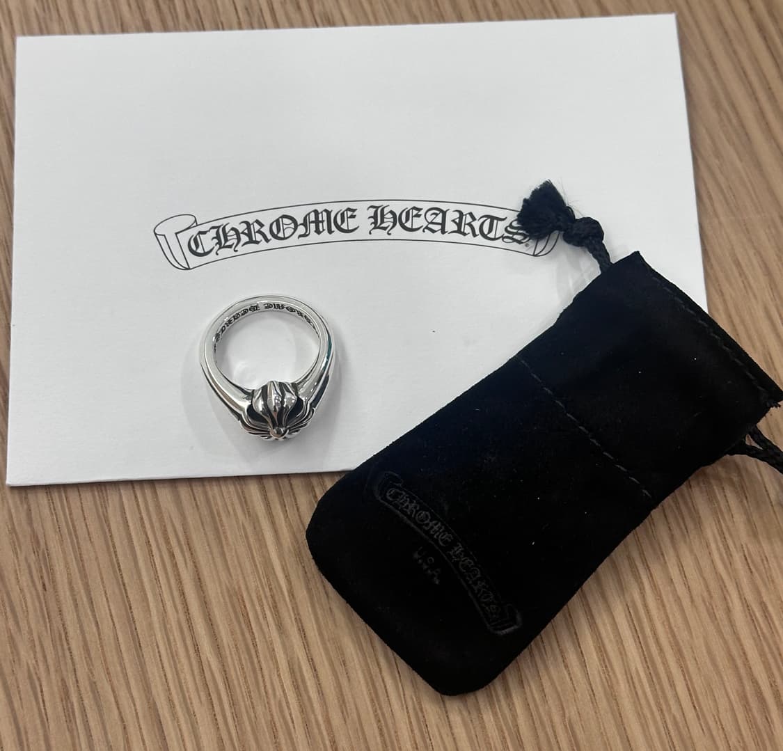 미착용) 크롬하츠 컷아웃 실버링 CH 플러스 스몰 (US 10) 상품이미지3