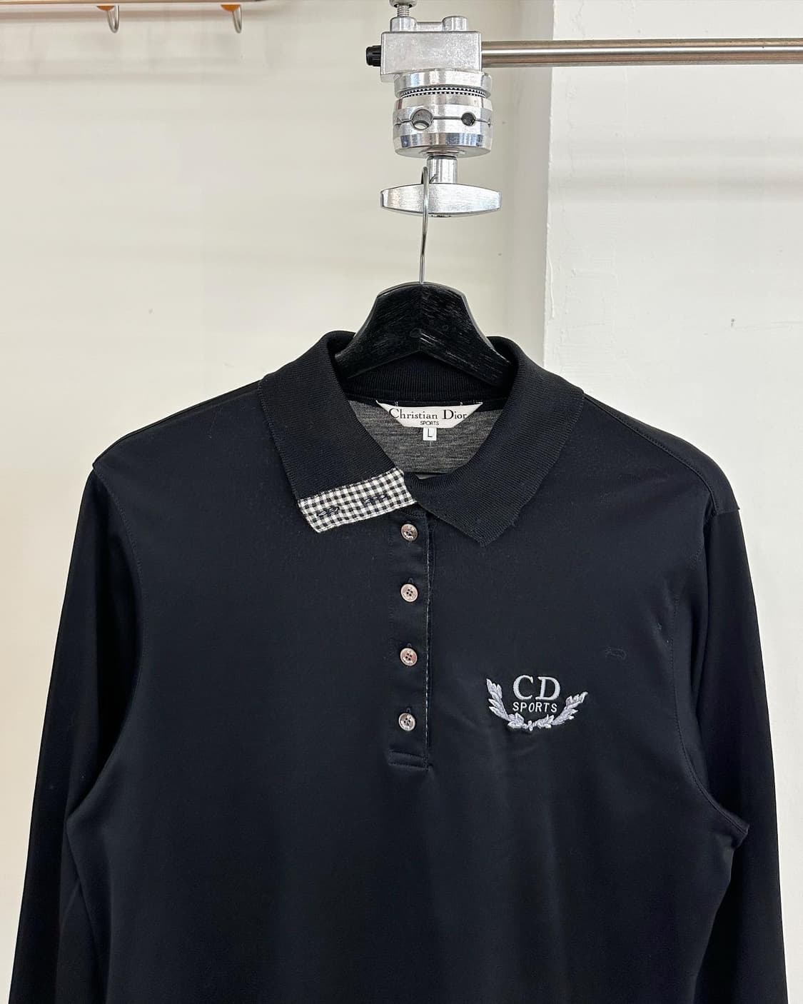 크리스찬디올 스포츠 블랙 코튼 카라티  상품이미지2