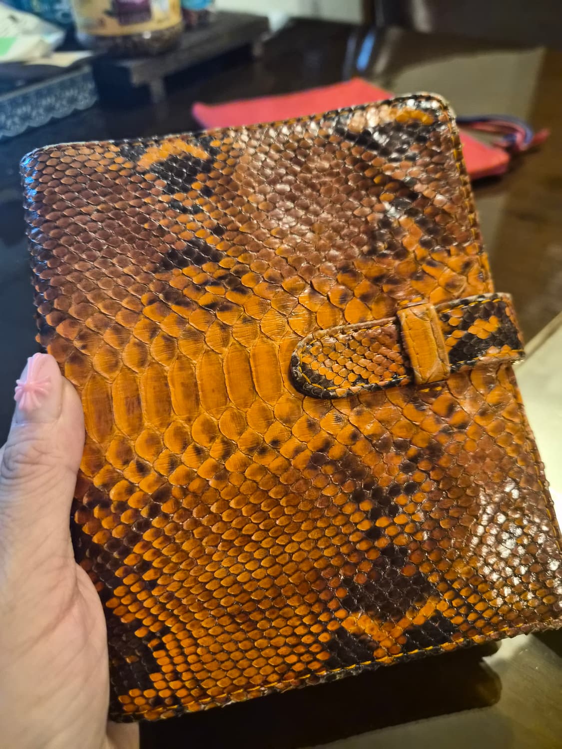 리얼뱀피 빈티지 다이어리 케이스 상품이미지5