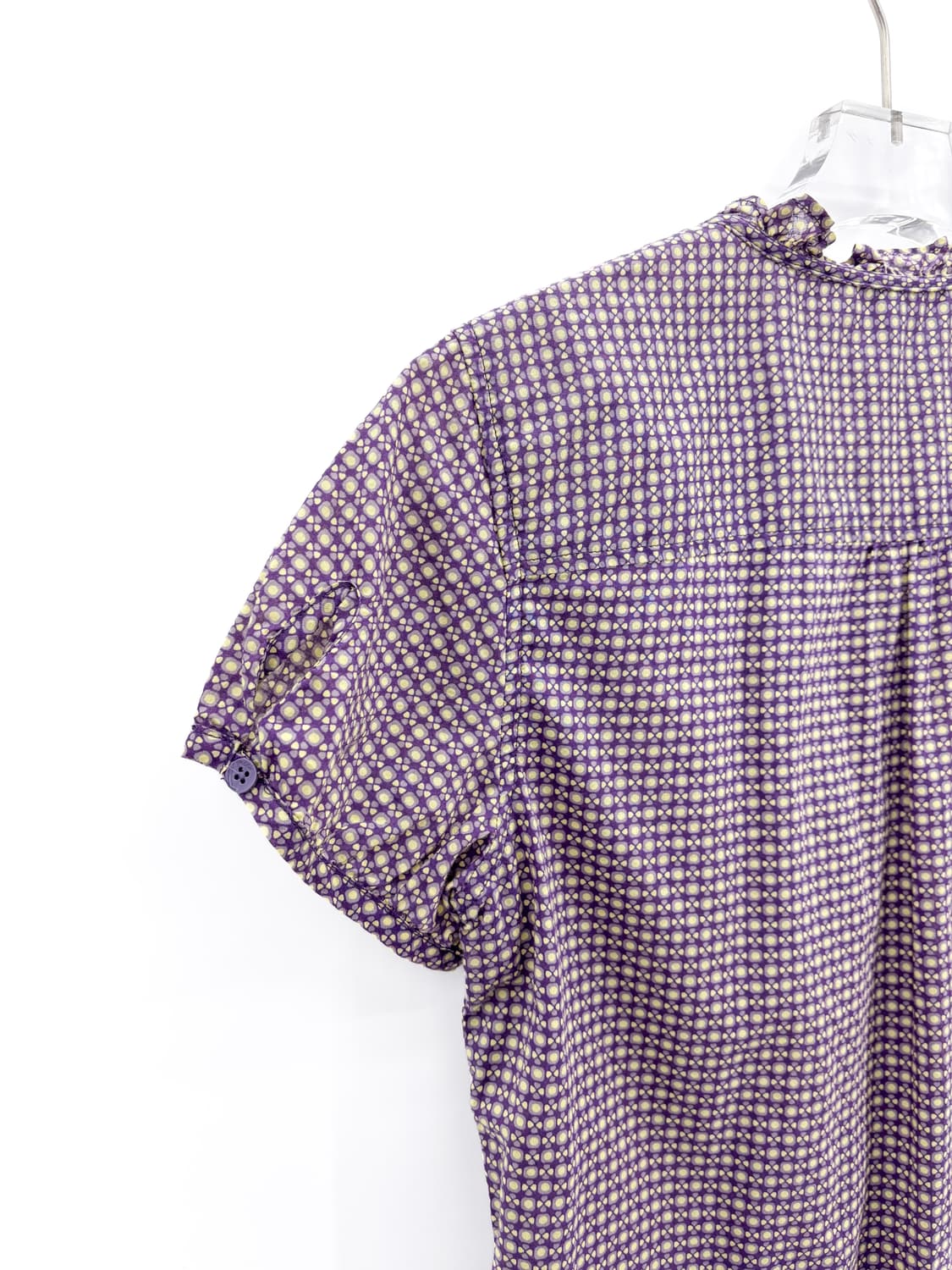 에디바우어 핀턱 셔링 반팔 블라우스 상품이미지8