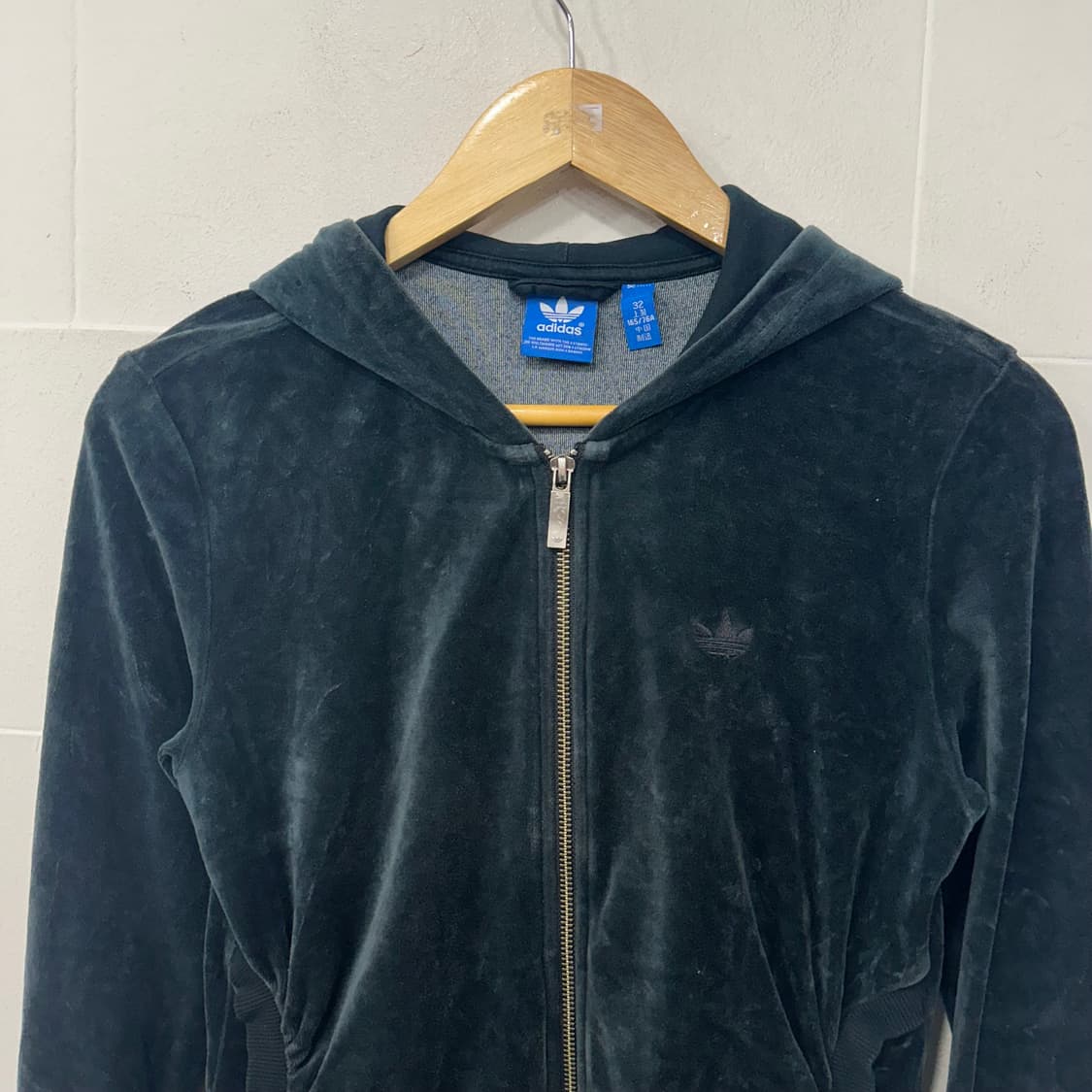 아디다스 벨벳 후드져지 상품이미지4
