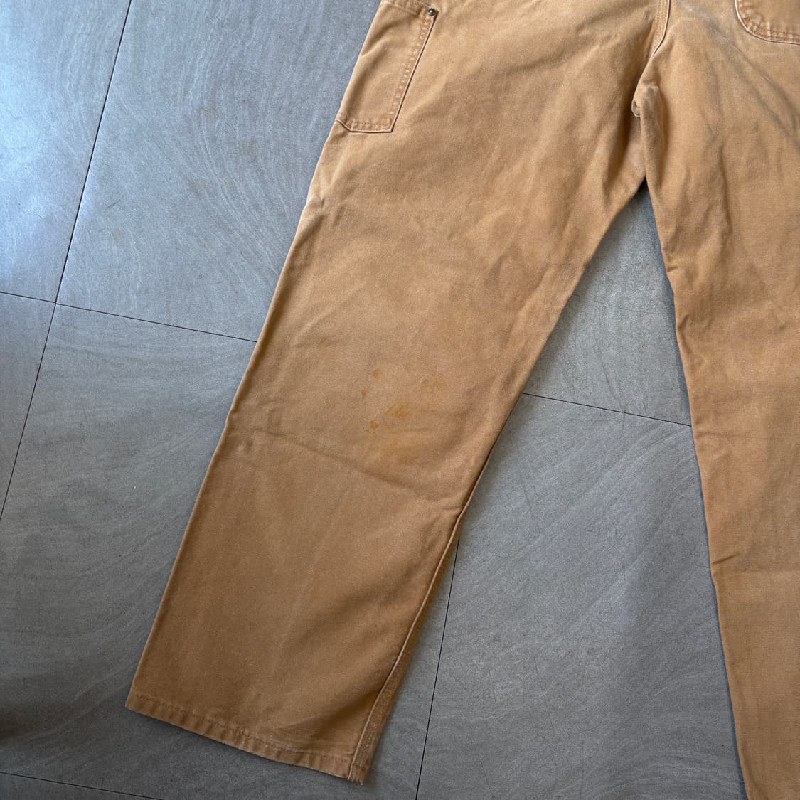 칼하트 정품 브라운 더블니 팬츠 상품이미지8