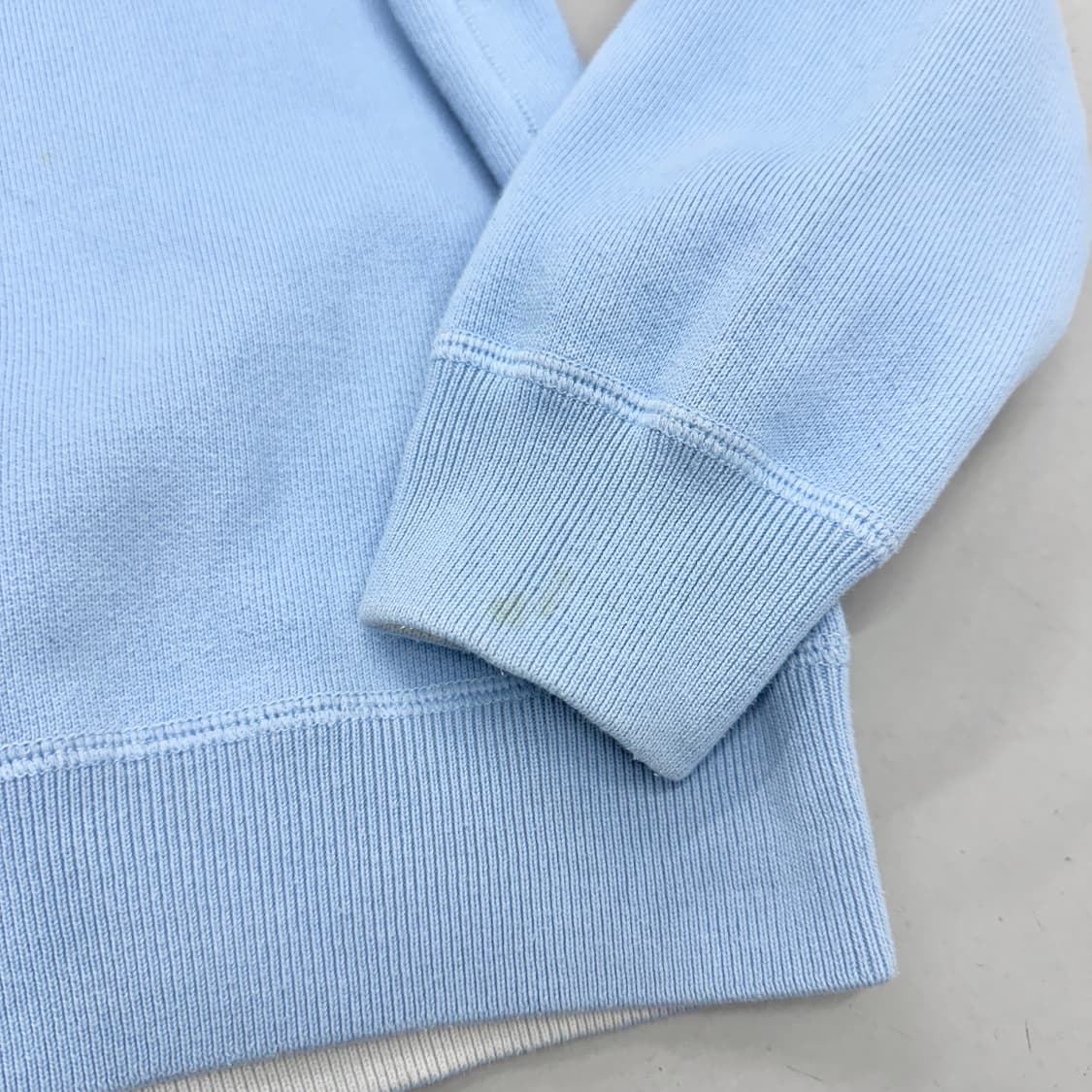 라코스테 리버시블 하늘색 색감 맨투맨 상품이미지5