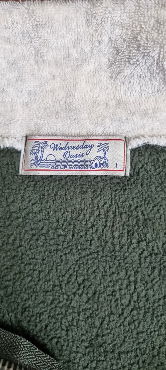 웬즈데이오하시스 테리기모 하프 집업 M _ 공용,남성 상품이미지9