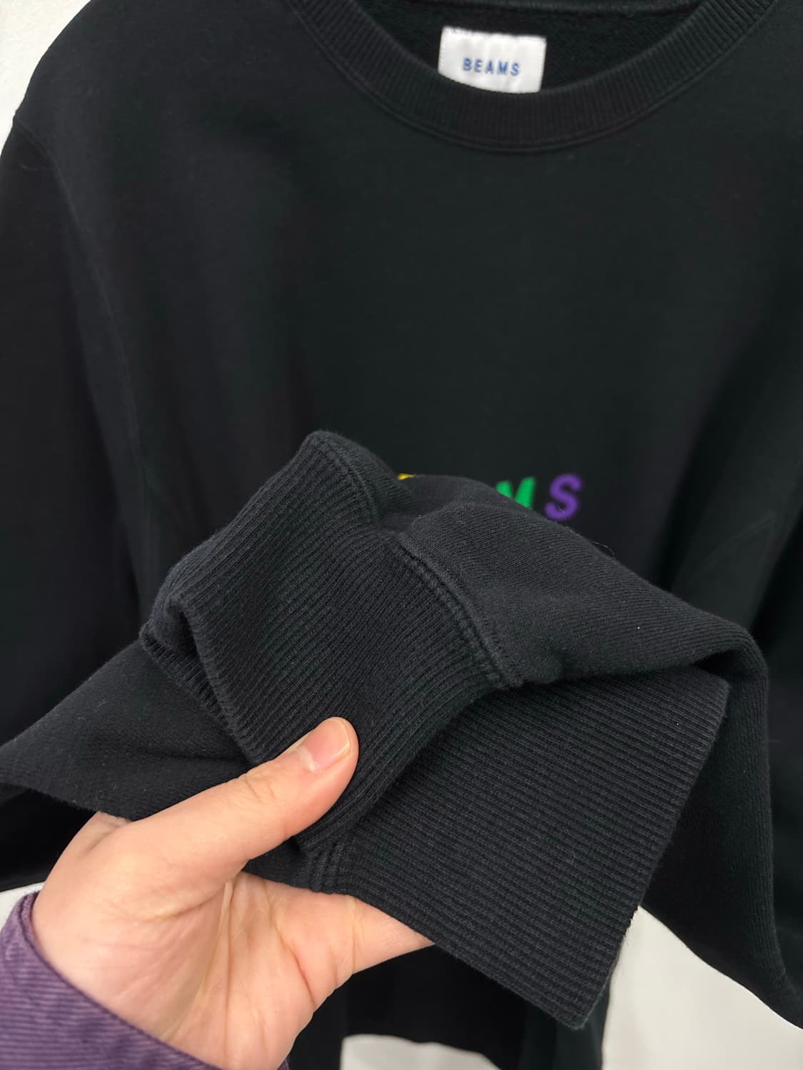 BEAMS 빔즈 로고 맨투맨 상품이미지3