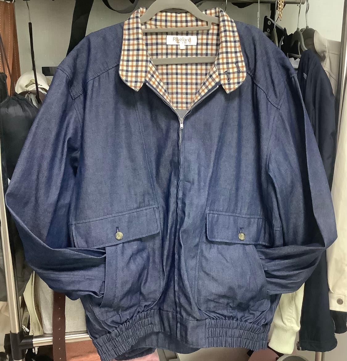 일본빈티지 90s 데님 봄버자켓 상품이미지1