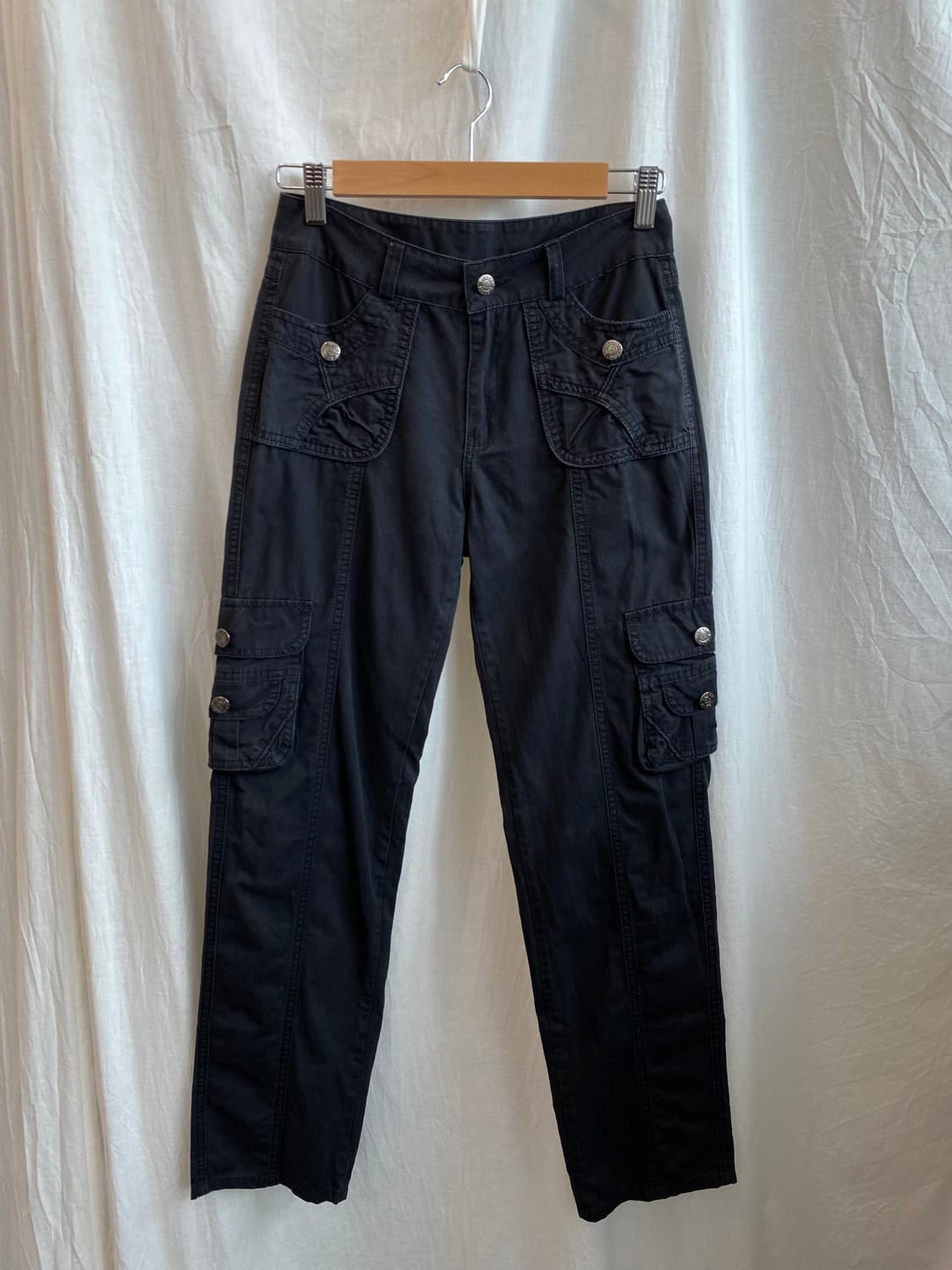 블랙 코튼 카코팬츠(25) 상품이미지1