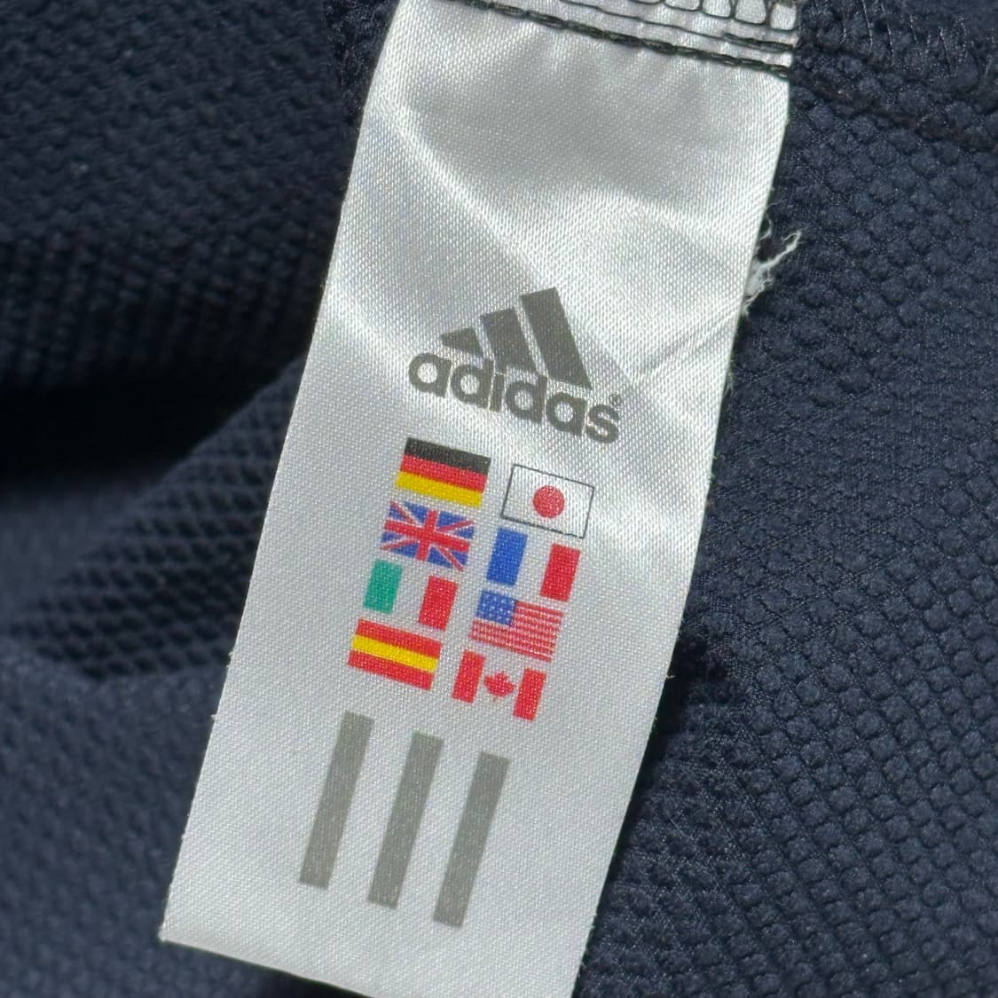 95 아디다스 바이에른 뮌헨 블루 삼선 네이비 바람막이 상품이미지5
