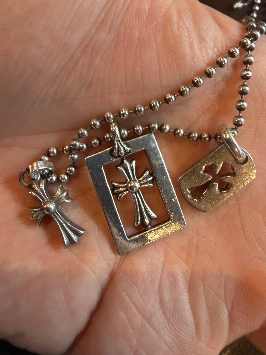 크롬하츠 베이비팻 프레임드베이비팻 도그택타이니 상품이미지1