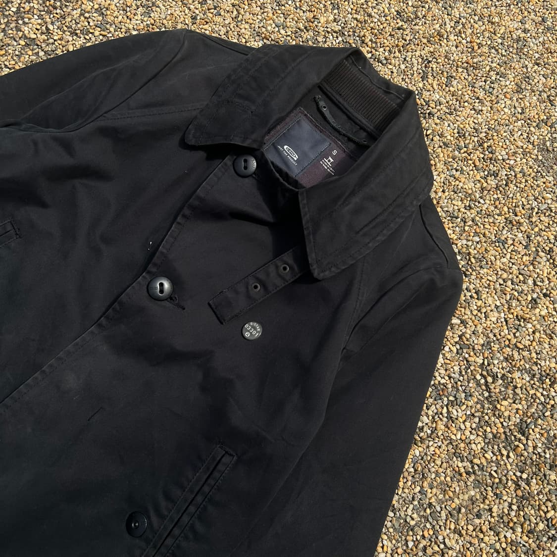 지스타(gstar) 블랙 코트 자켓 상품이미지2