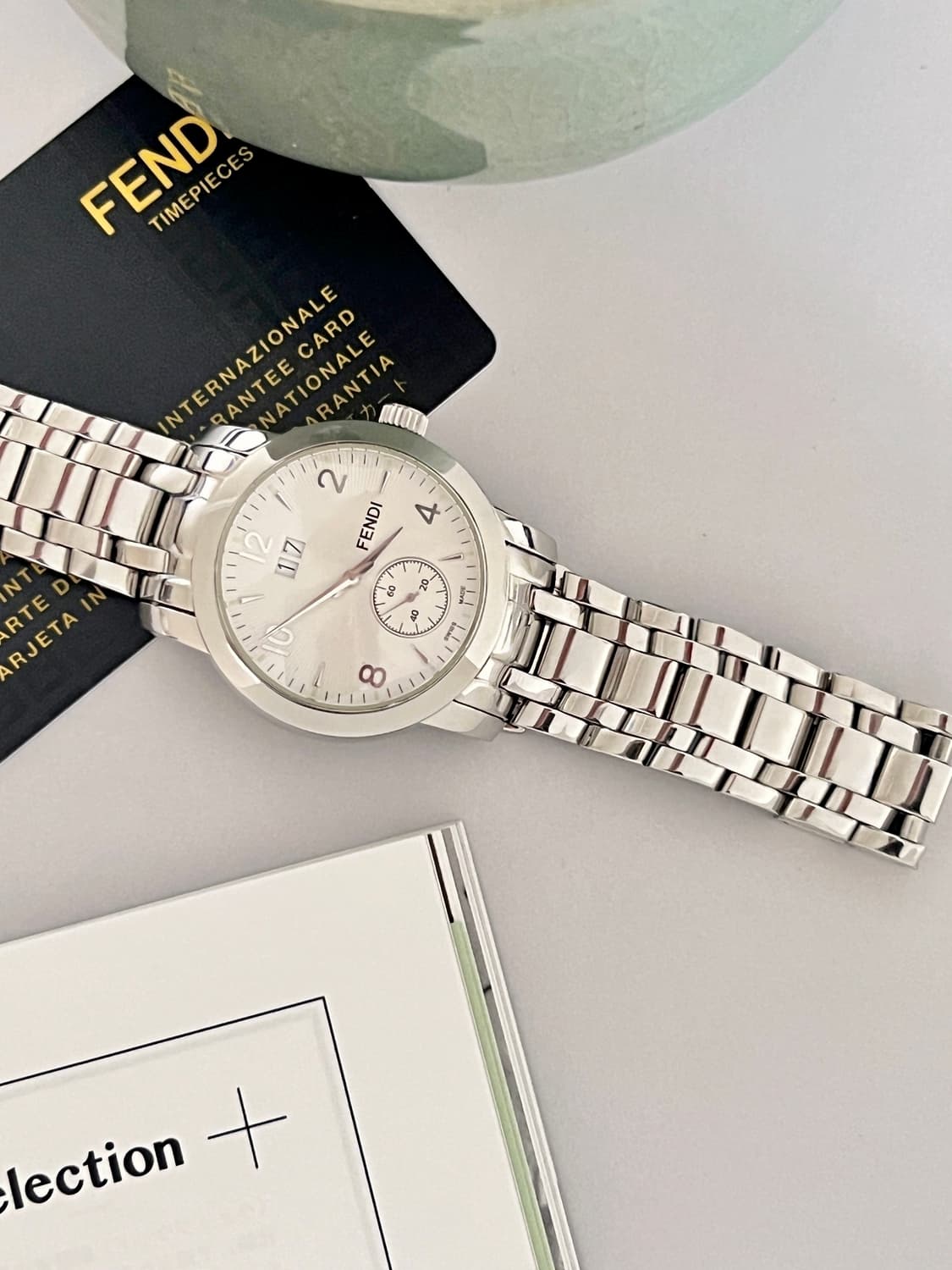 FENDI 펜디 데이트 스몰세컨드 스틸 남성 시계 상품이미지9