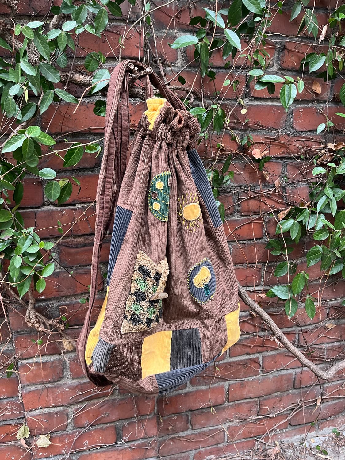 일본 히피무드 패치 복조리 백팩 상품이미지2