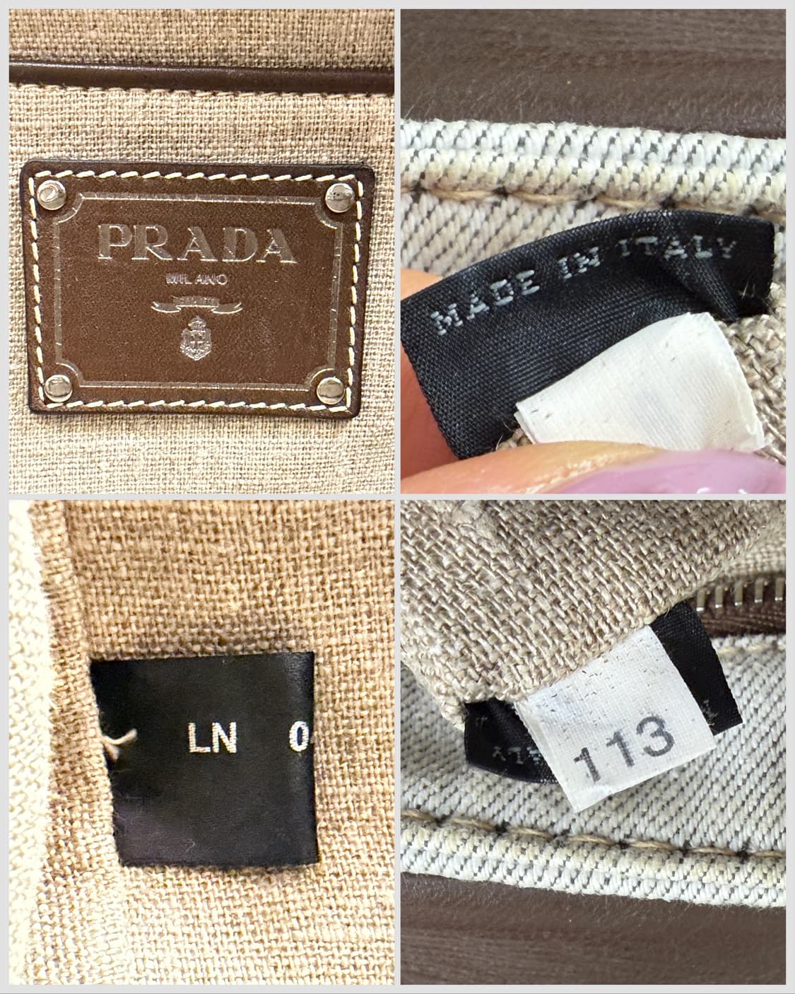 프라다 라이트 워시 데님 체인 숄더백 BR4659 상품이미지9