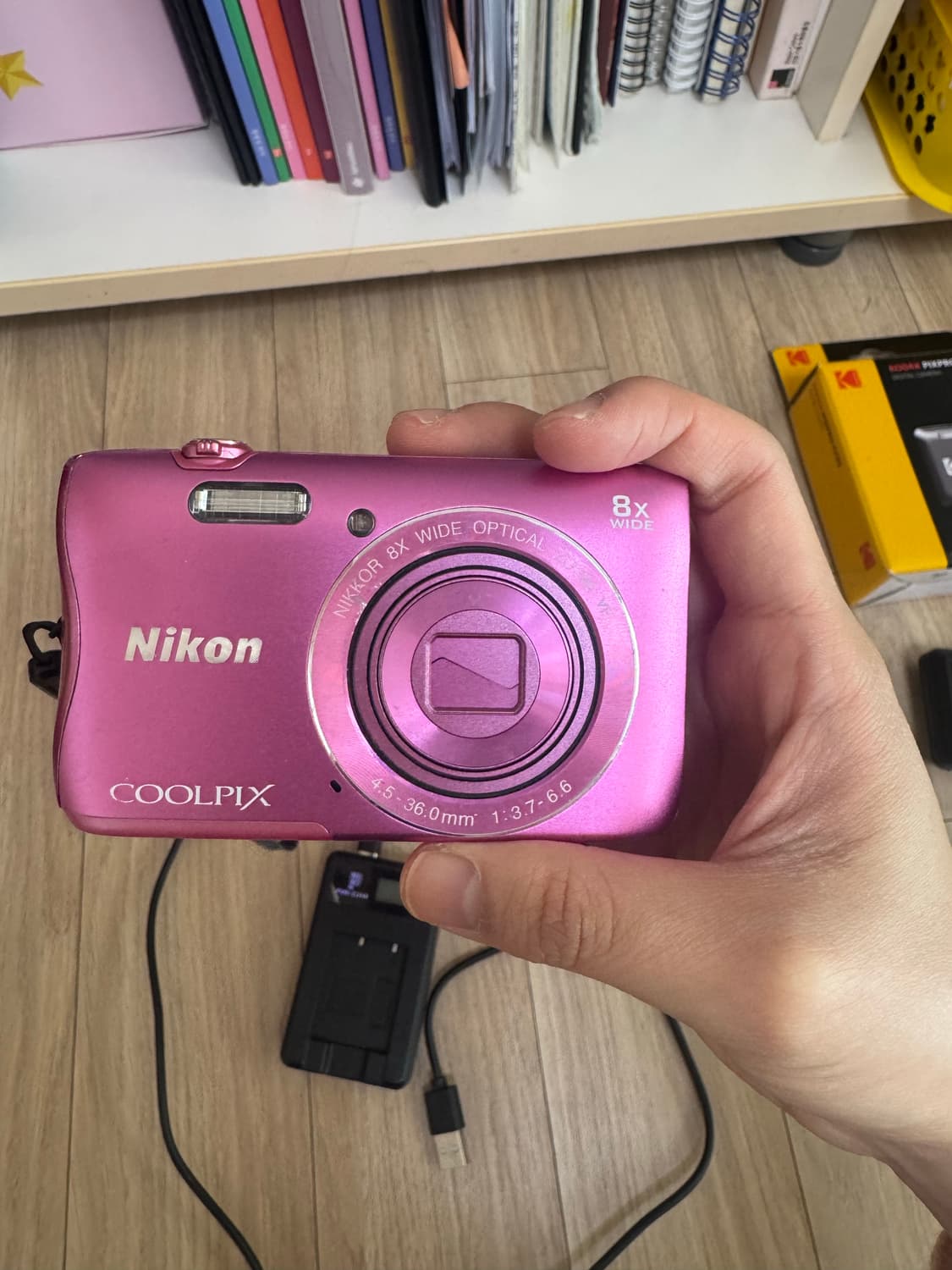 니콘 쿨픽스 s3700 핑크 디카 (작례 있음) 상품이미지1