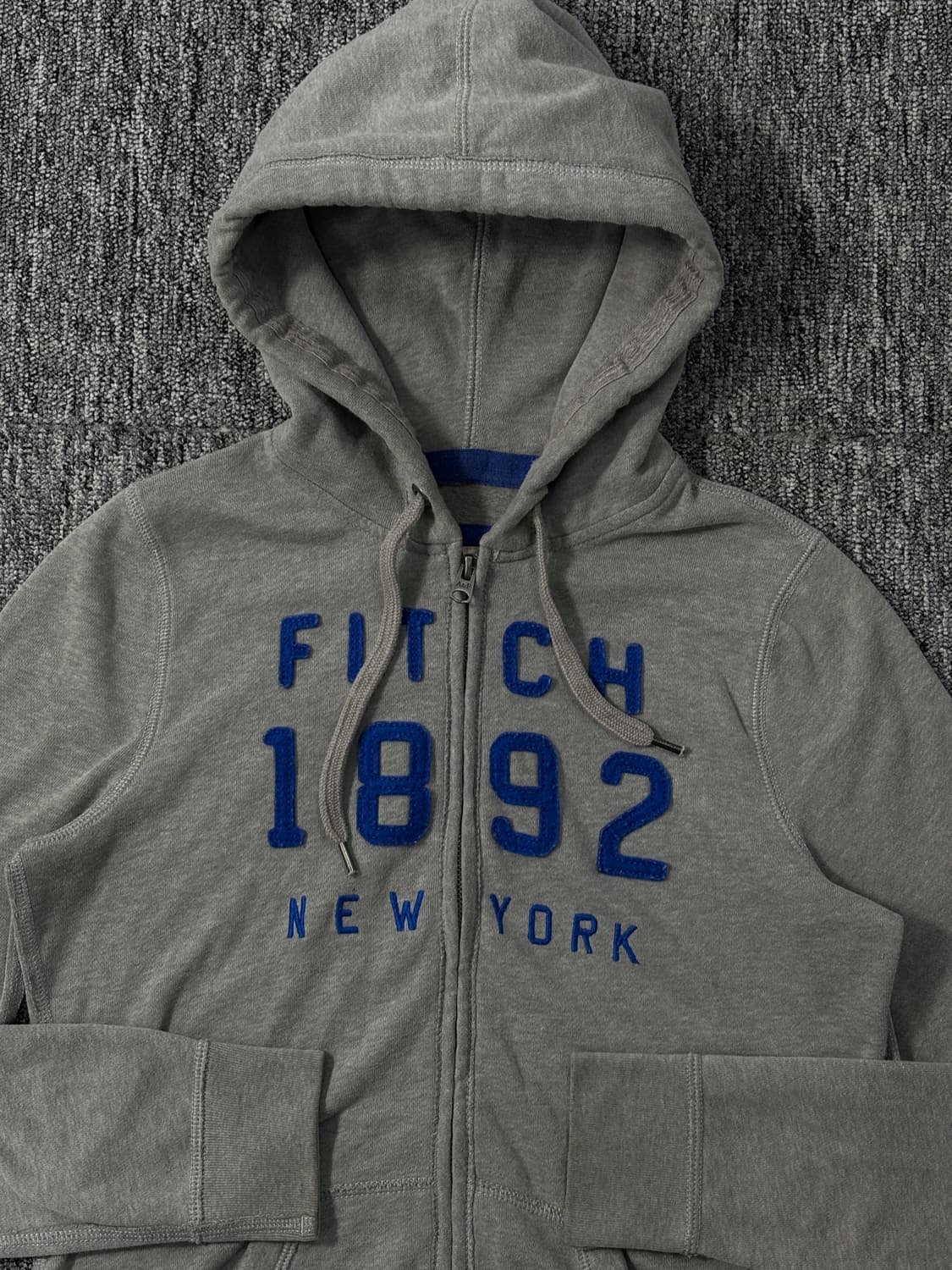 아베크롬비 Y2K 올드스쿨 뉴욕 후드 집업 상품이미지3