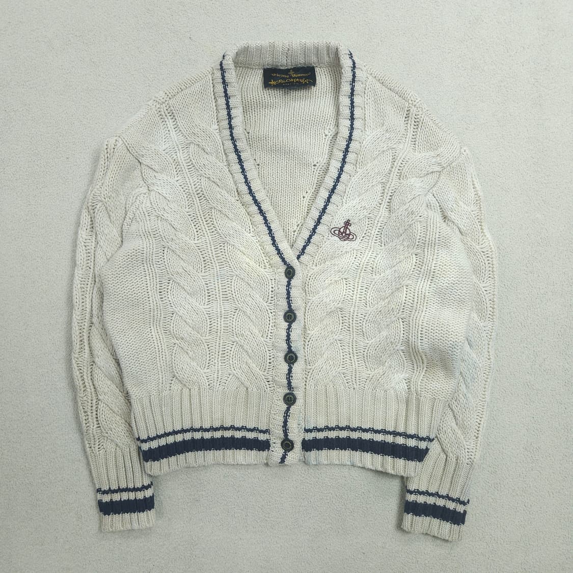 비비안웨스트우드 앵글로매니아 케이블 가디건 M 상품이미지1