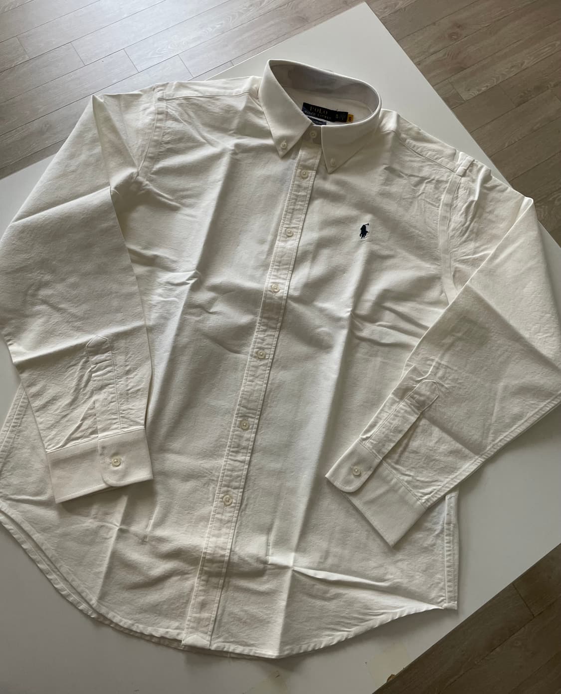 폴로 QR 화이트 옥스포드 셔츠 XL 상품이미지2
