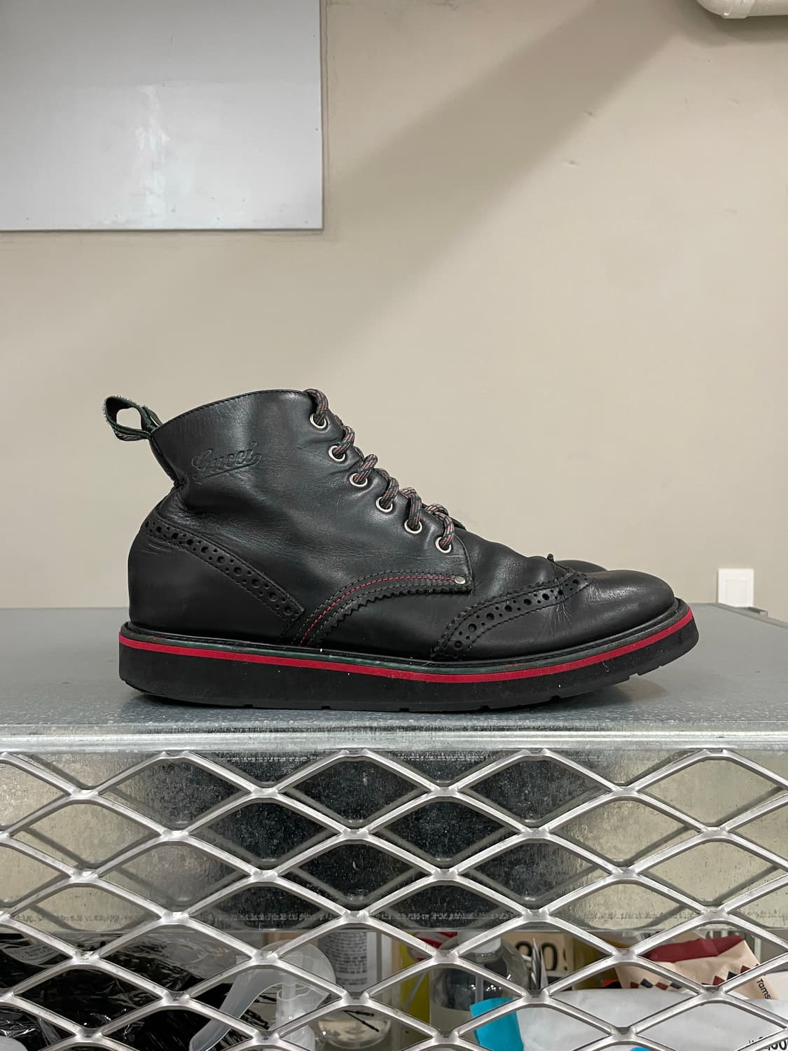 구찌 블랙 레더 부츠 8 상품이미지4