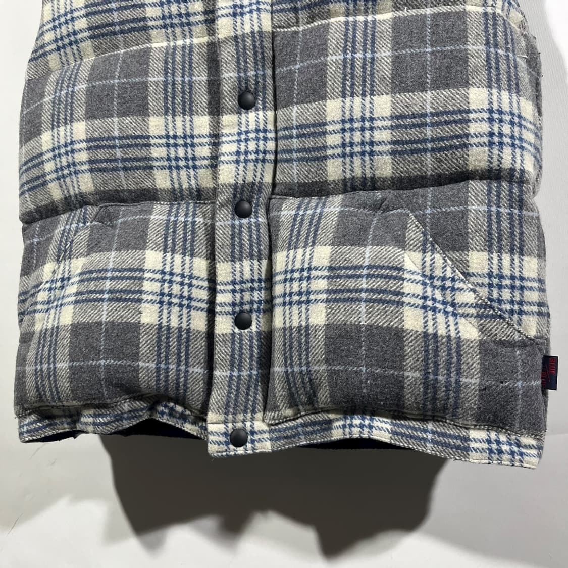 [Blue Blue Japan] 블루블루 체크 울 베스트 상품이미지4