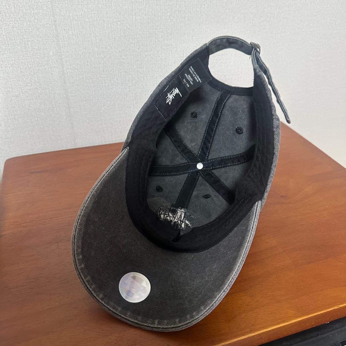 스투시 볼캡 차콜 상품이미지4