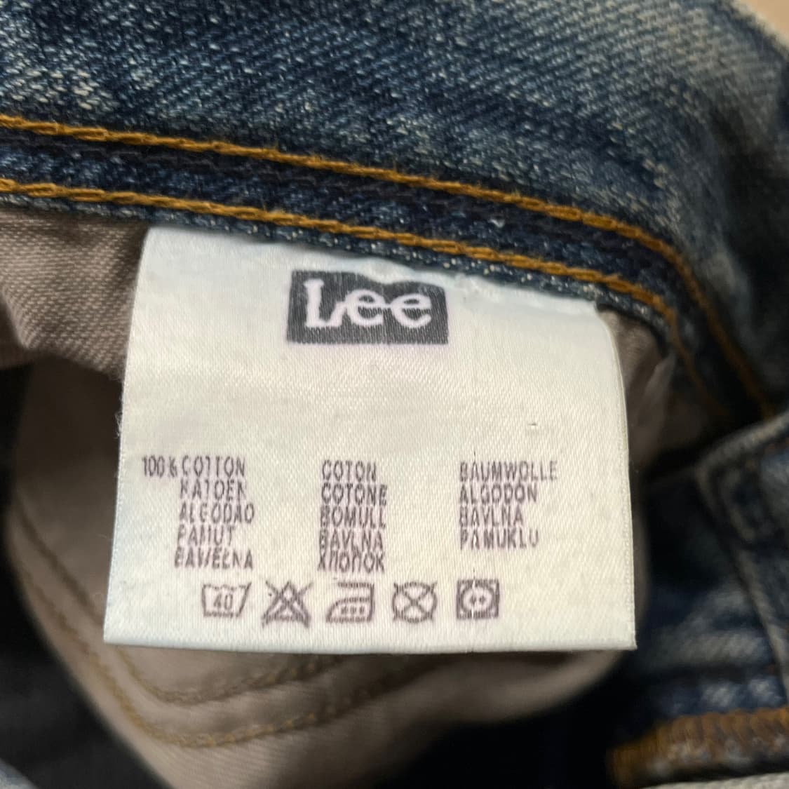 [ 정품/34 ] Lee 빈티지 워싱 데님 팬츠 b14 상품이미지7