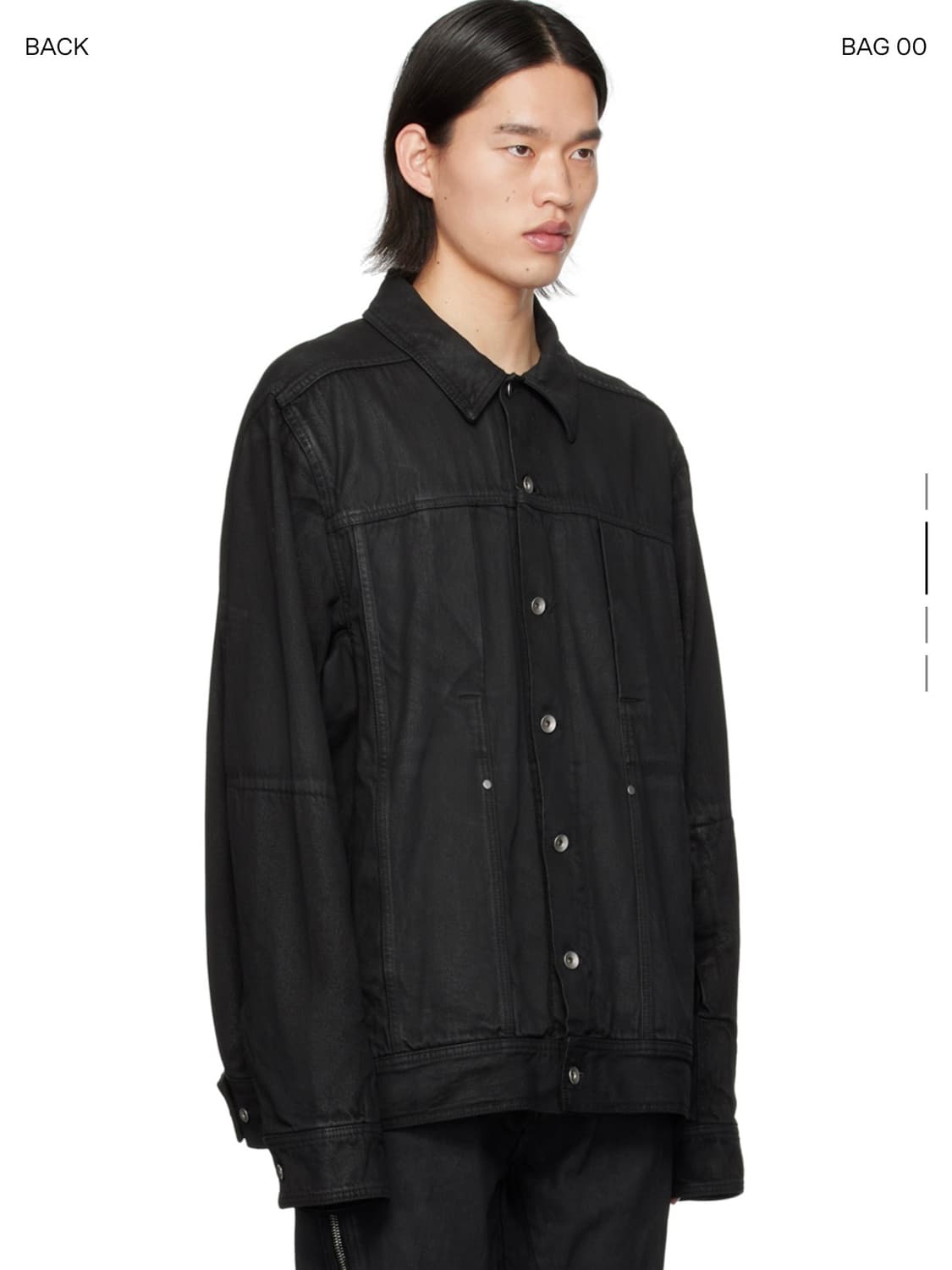 SS24 블랙 리도 워커 데님 자켓 상품이미지3