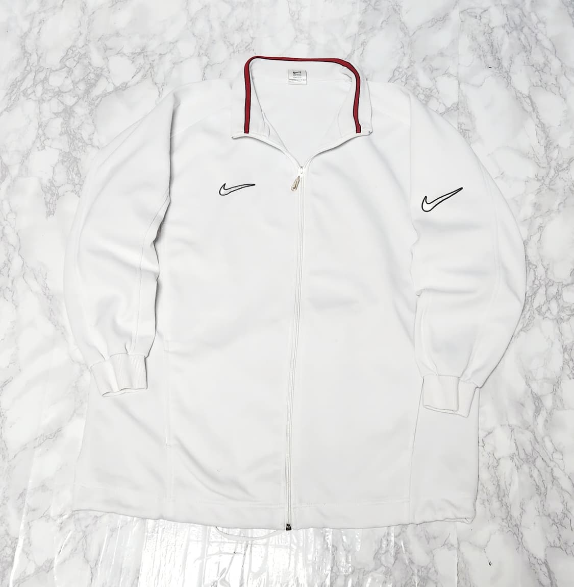 나이키 90s 더블스우시 화이트 트레이닝 져지 자켓 상품이미지2