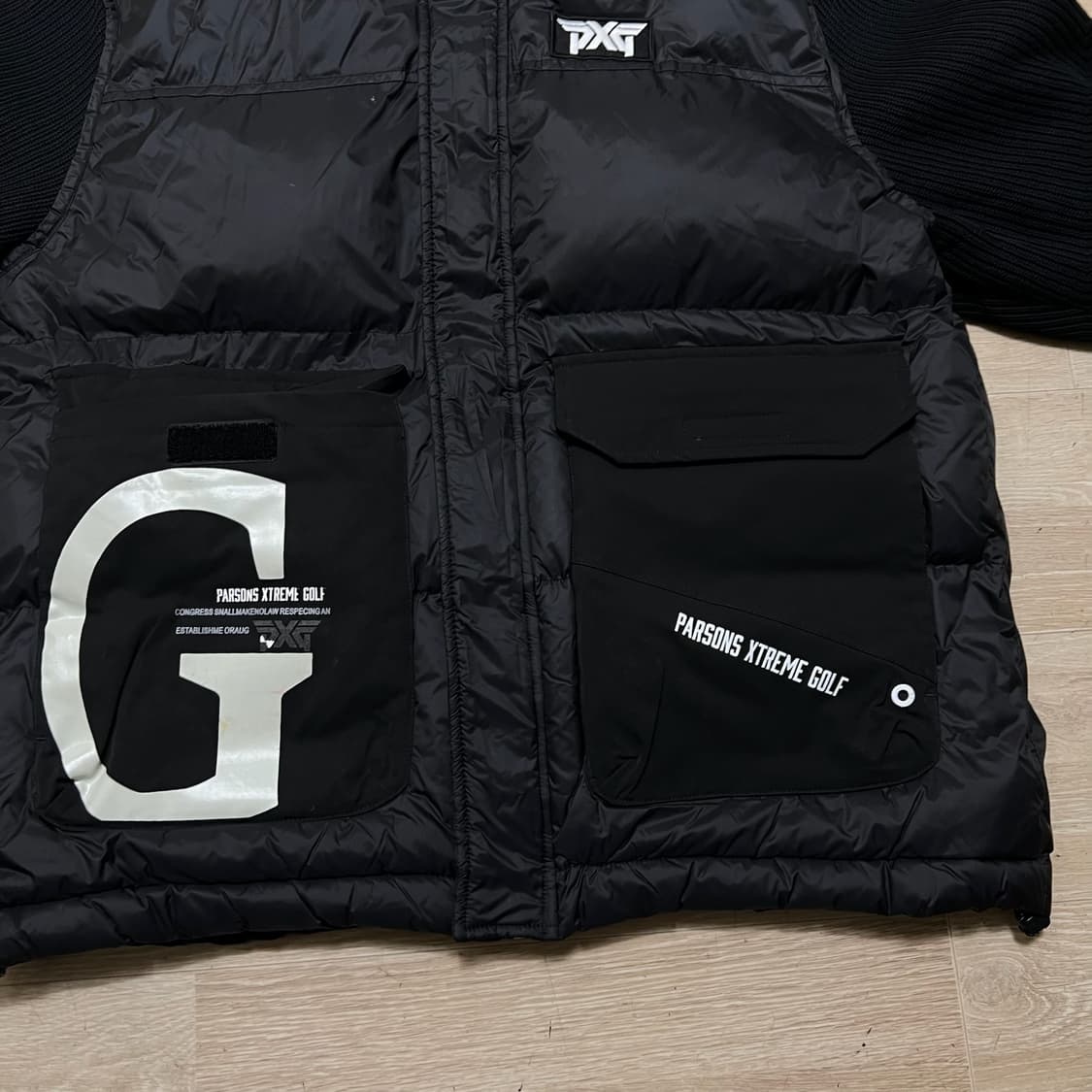 Pxg 골프웨어 니트 패딩 상품이미지5