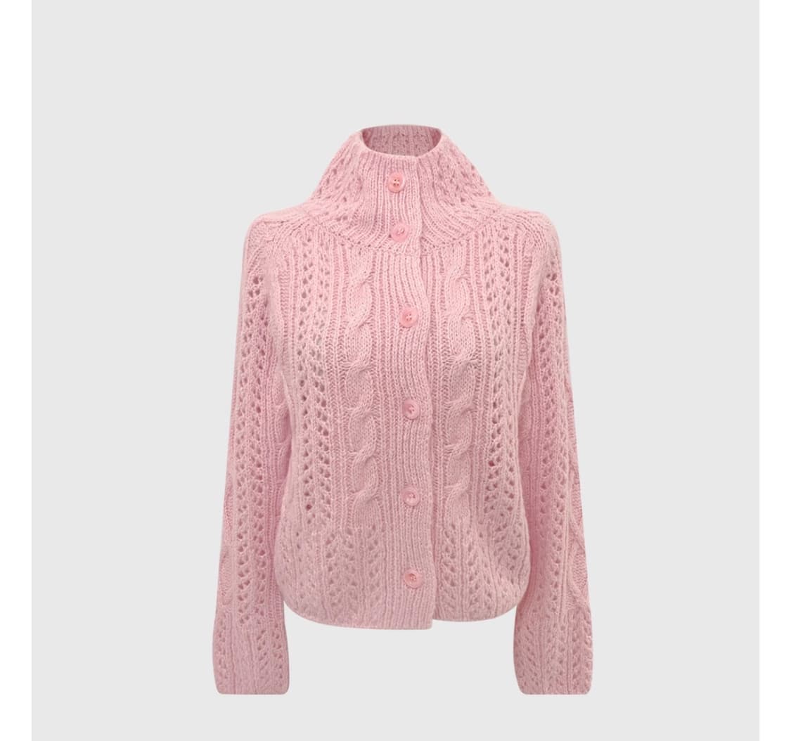 메이비베이비 디어리스트 넵튠 가디건 핑크 상품이미지4