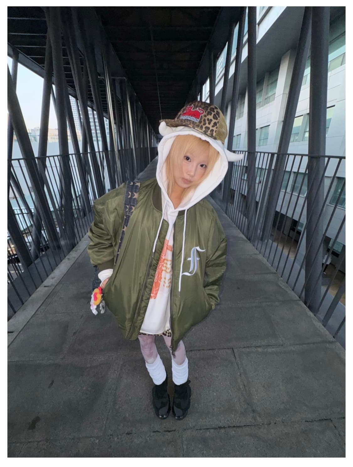 하이호체리 뿔 후드 상품이미지2