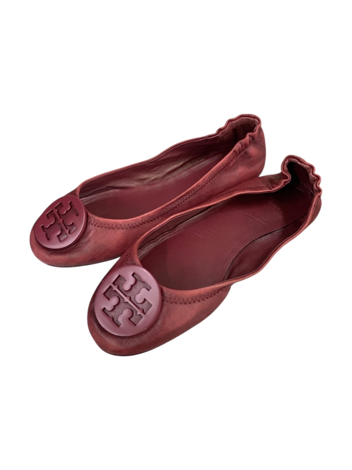 토리버치 미니 트래블 발레 플랫 버건디 230 상품이미지5