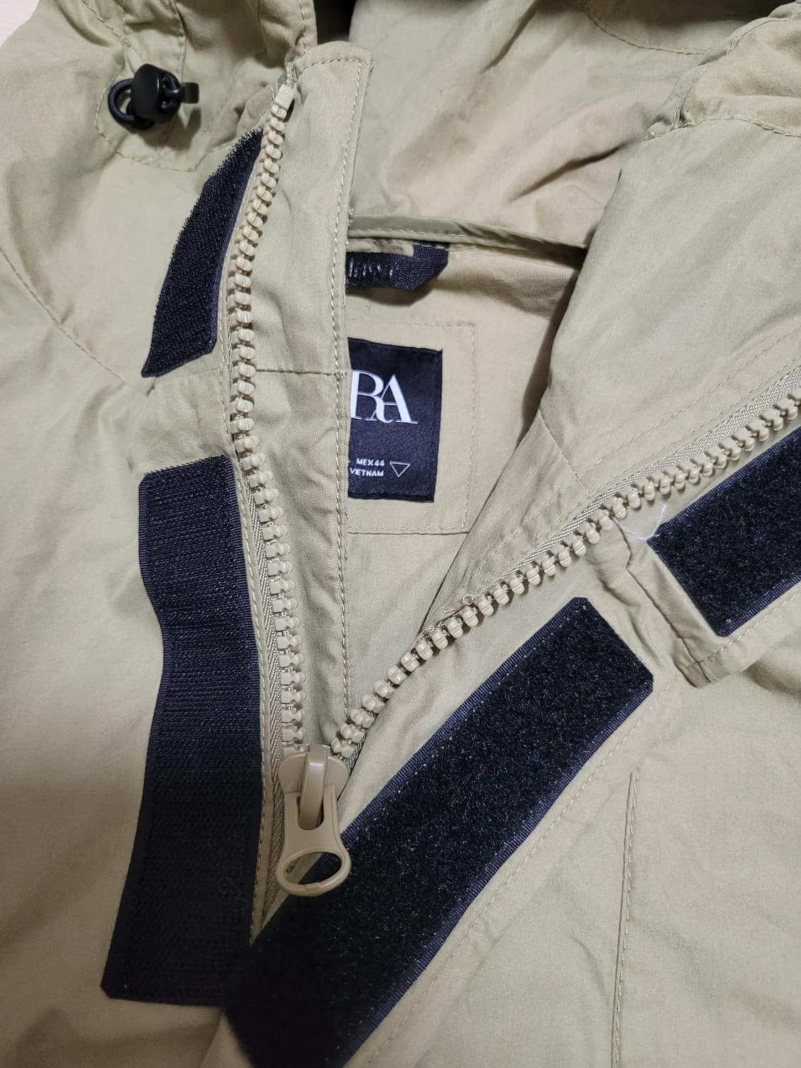 자라 zara 유틸리티 오버사이즈 파카 피쉬테일 XL 상품이미지3