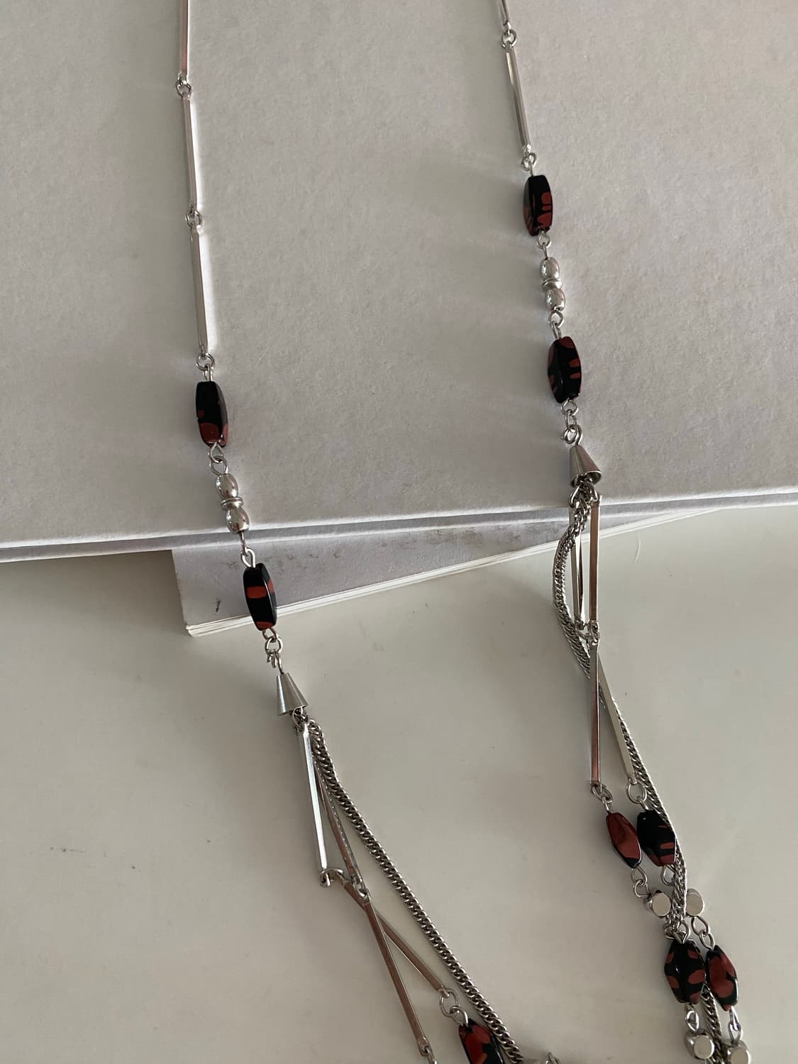 빈티지 멀티 체인 네크리스 상품이미지2