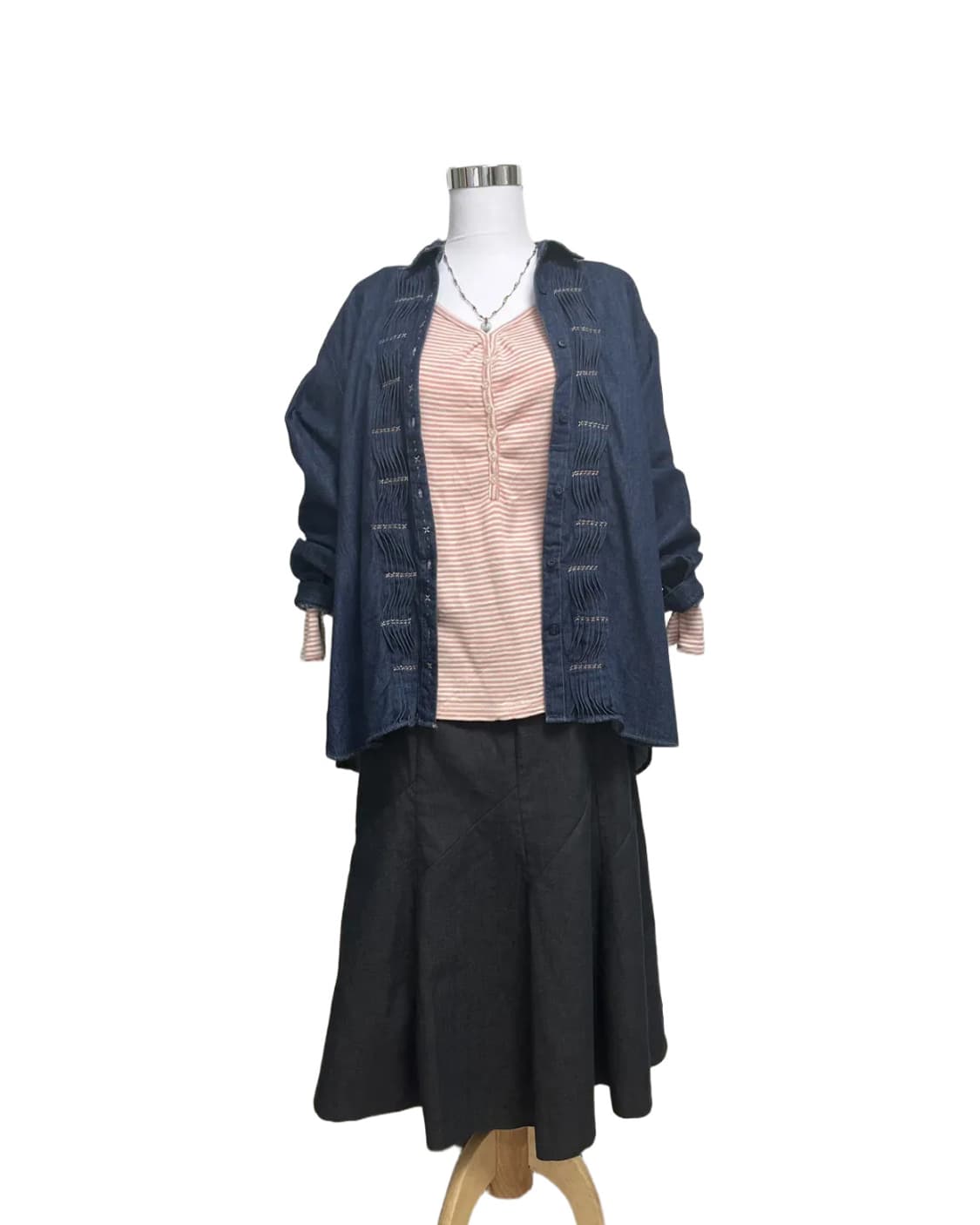 Stitch denim shirt 상품이미지8