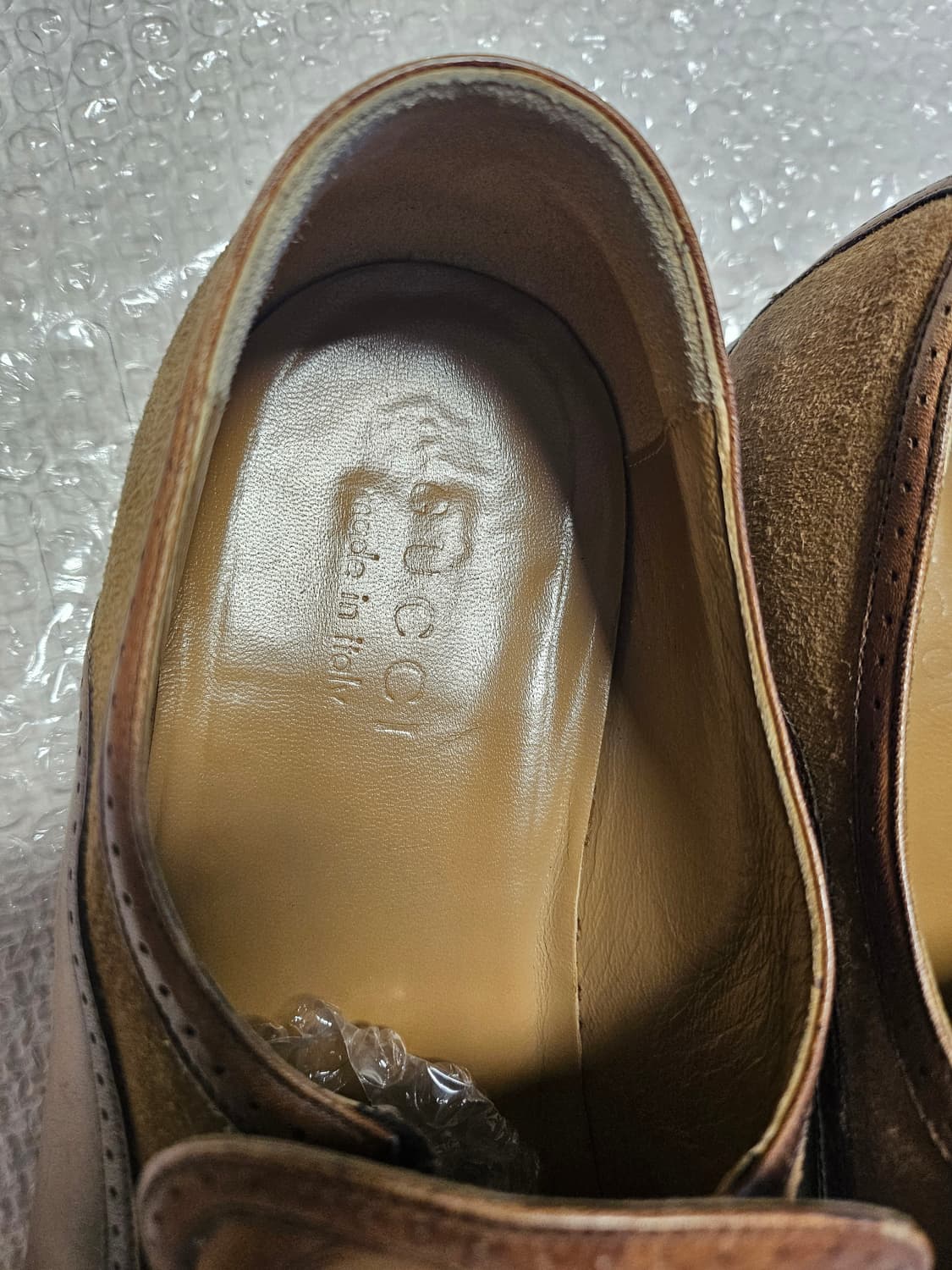 구찌 남성 스웨이드 가죽 트리밍 로퍼 상품이미지5