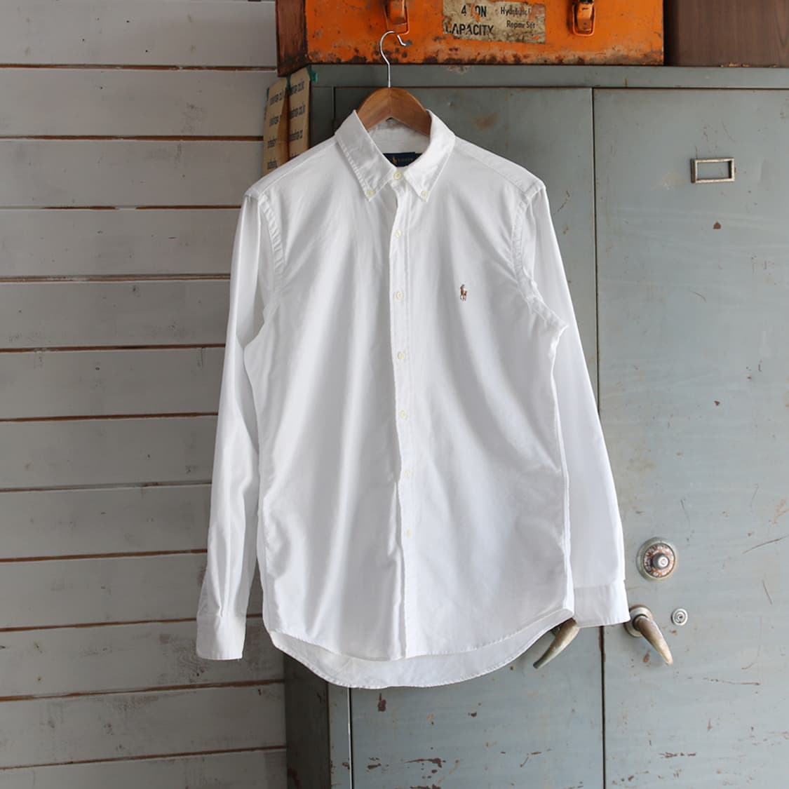 (착용컷) 폴로 랄프로렌 옥스포드 셔츠 (남성용 98-100) 상품이미지2