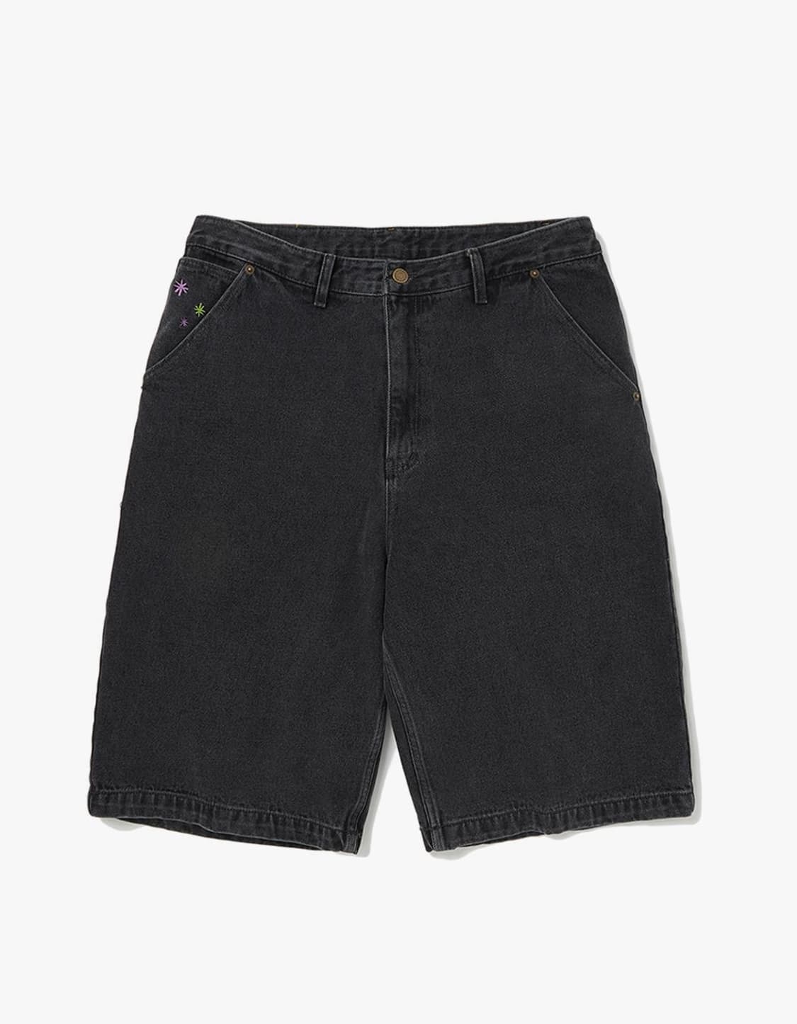 [L] WKNDRS Iscream Denim Shorts - Black 상품이미지1