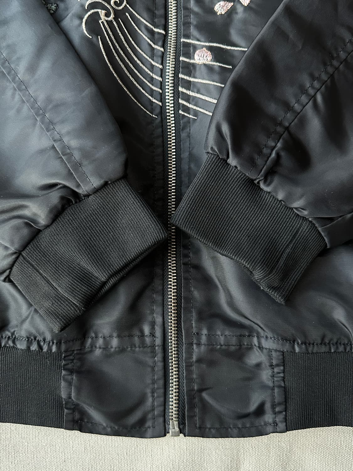 오리엔탈 스카잔 풍신 뇌신 자수 수베니어 자켓 100 상품이미지3