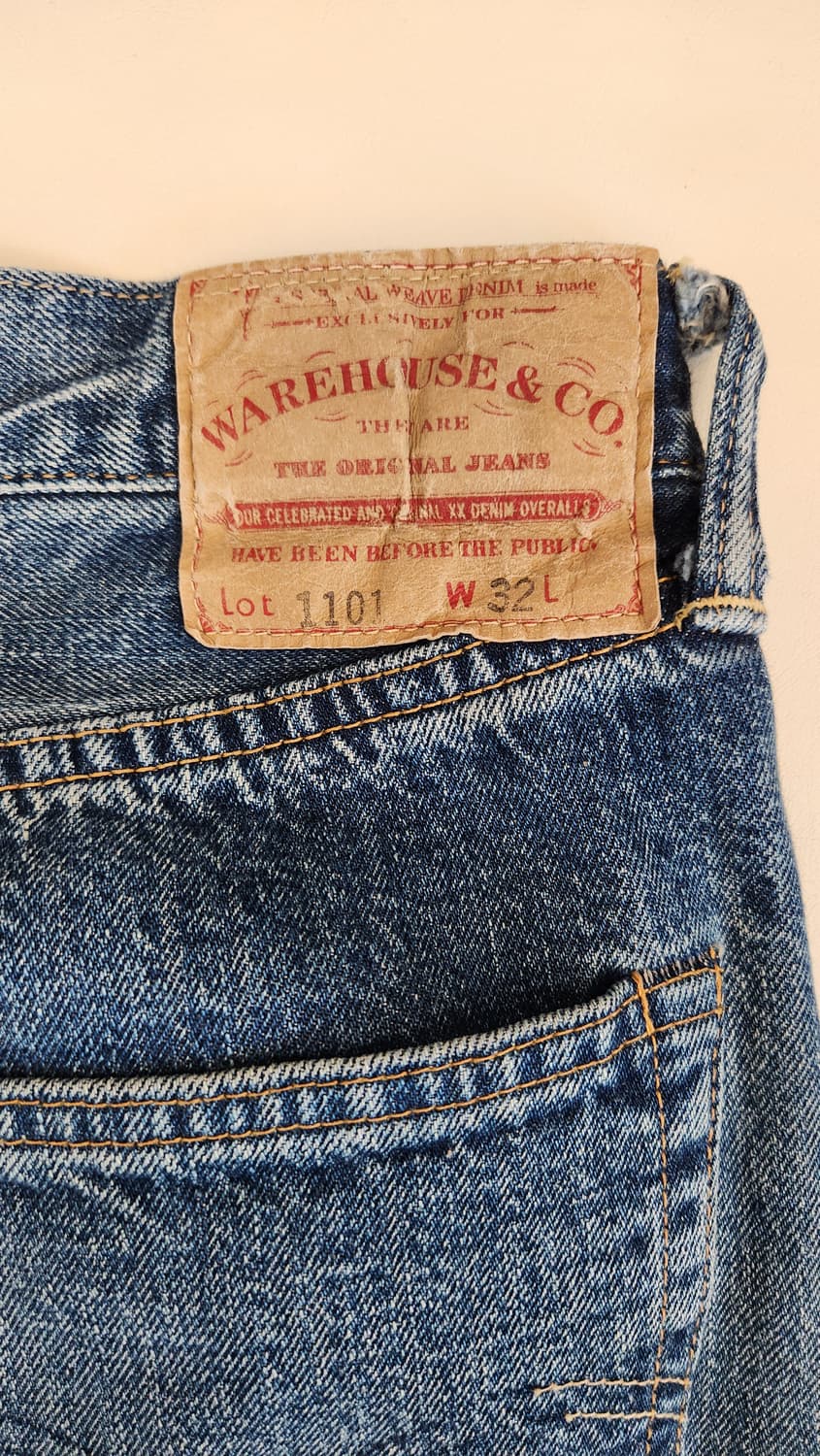 (미수선)웨어하우스 1101 미디움워시 32사이즈 팝니다 상품이미지3