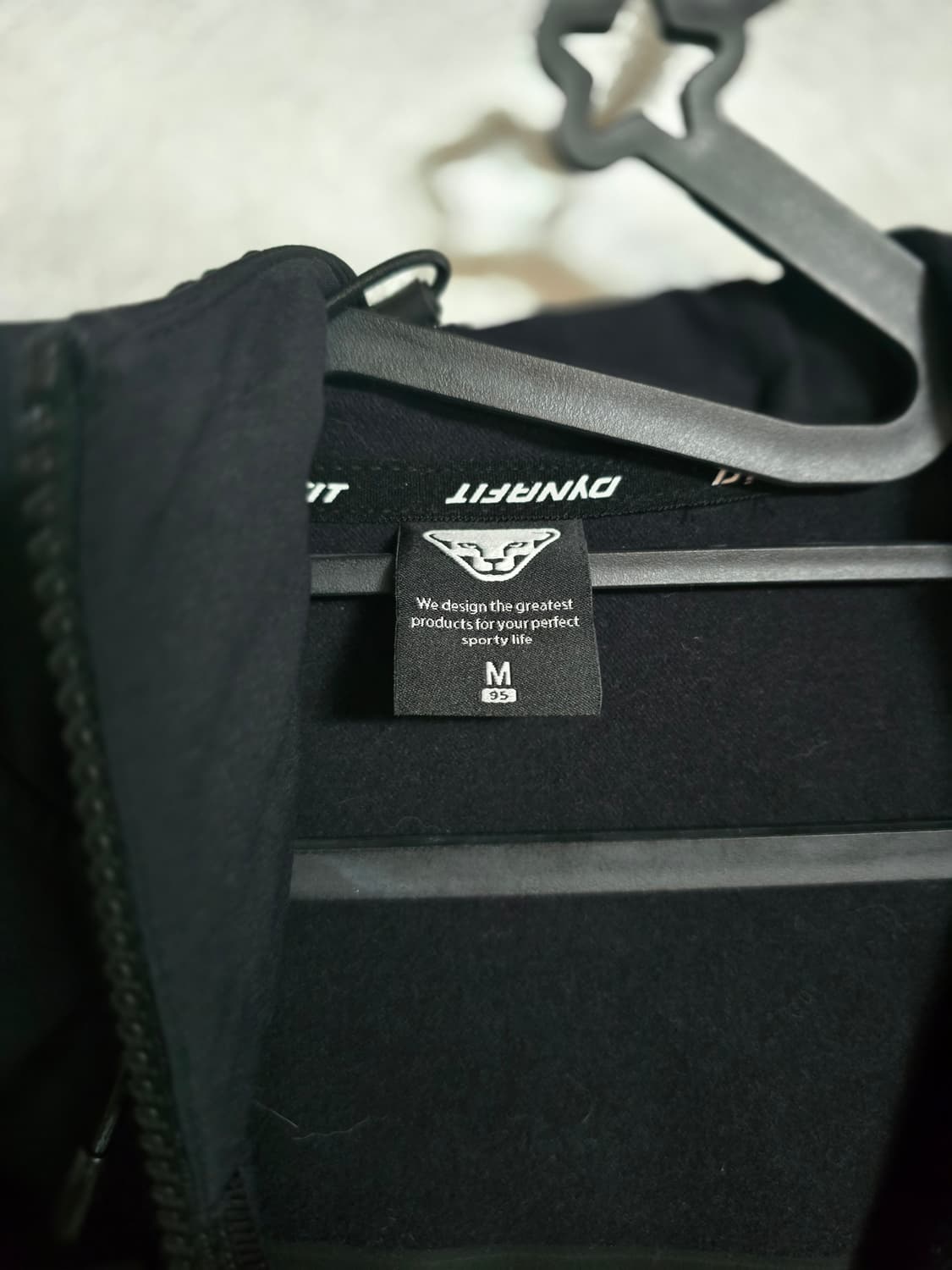 다이나핏 트레이닝 후드 바람막이 블랙 상품이미지2