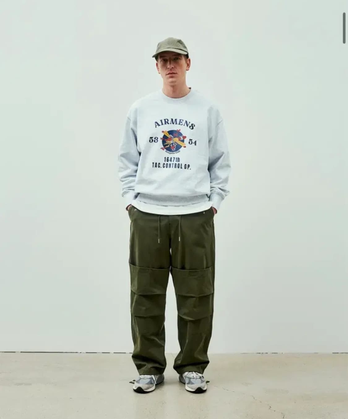 💥(새상품) 유니폼브릿지 에어포스 스웻셔츠 (L) 상품이미지8