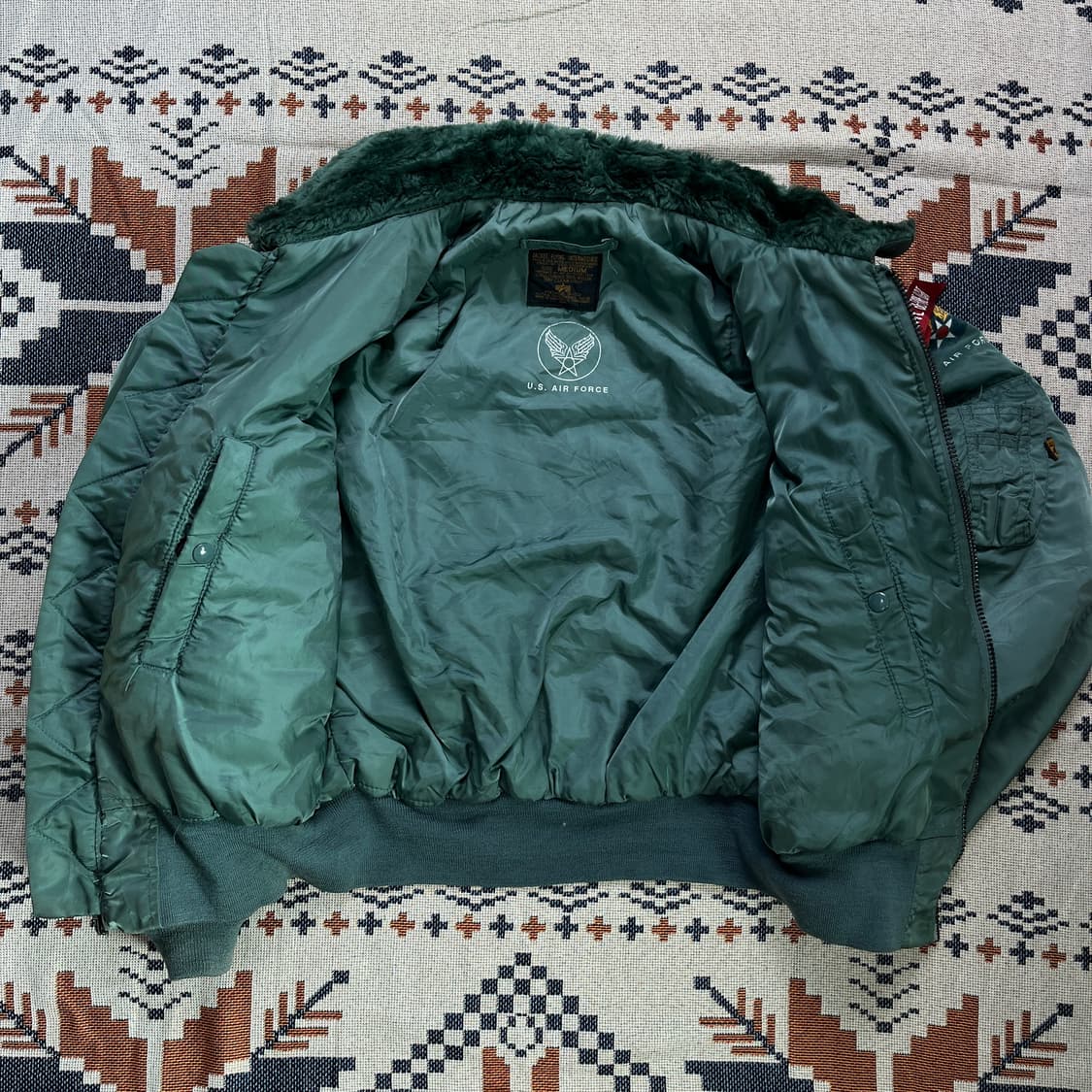 알파인더스트리 B-15D 항공점퍼(실측확인) 상품이미지7