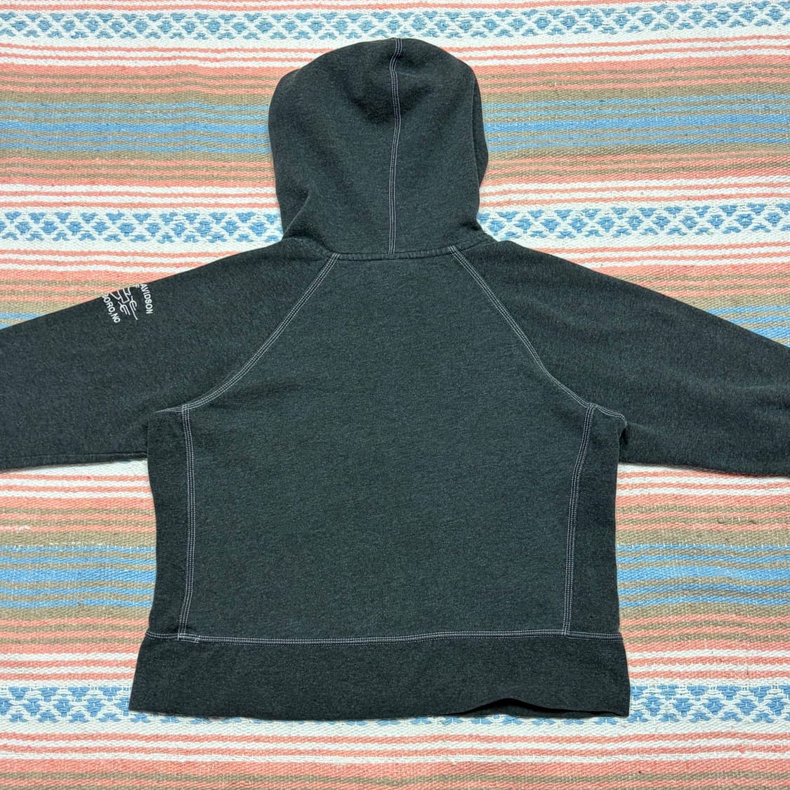 00s 미국 빈티지 할리데이비슨 빅로고 후드티 후드집업 상품이미지9