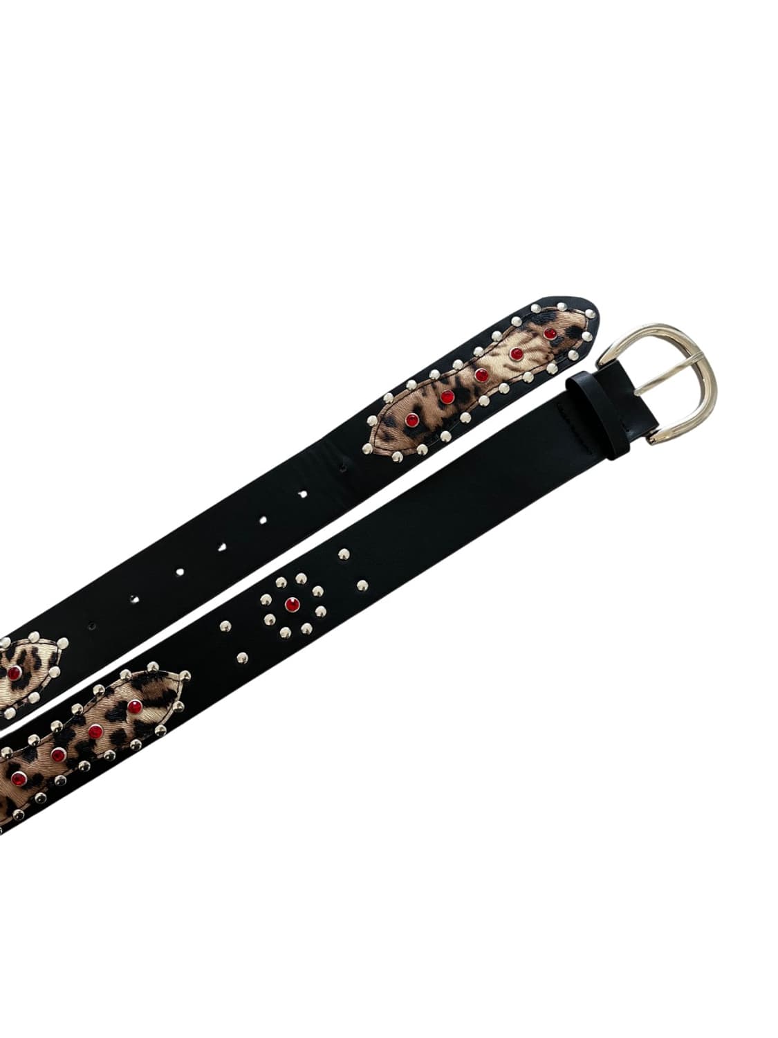 레오파드 스터드 벨트  상품이미지1