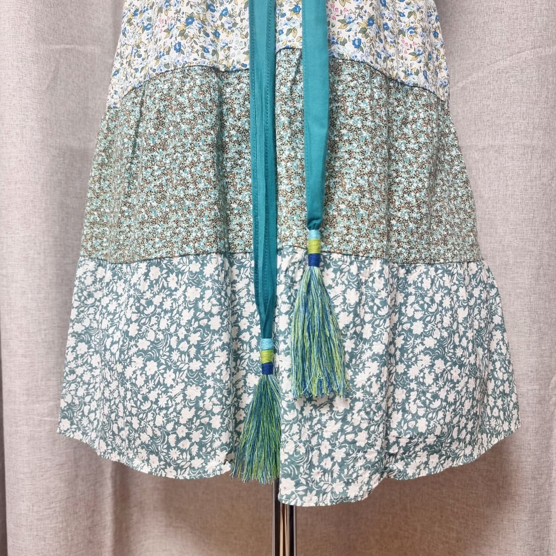 t.view Lulumari 휴양지룩 테슬 코튼 원피스 (66/표기L) 상품이미지7