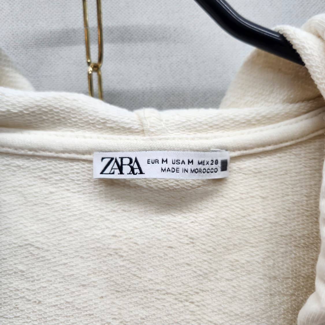 자라 ZARA 오픈 크롭 후드 가디건 M(L) 상품이미지5