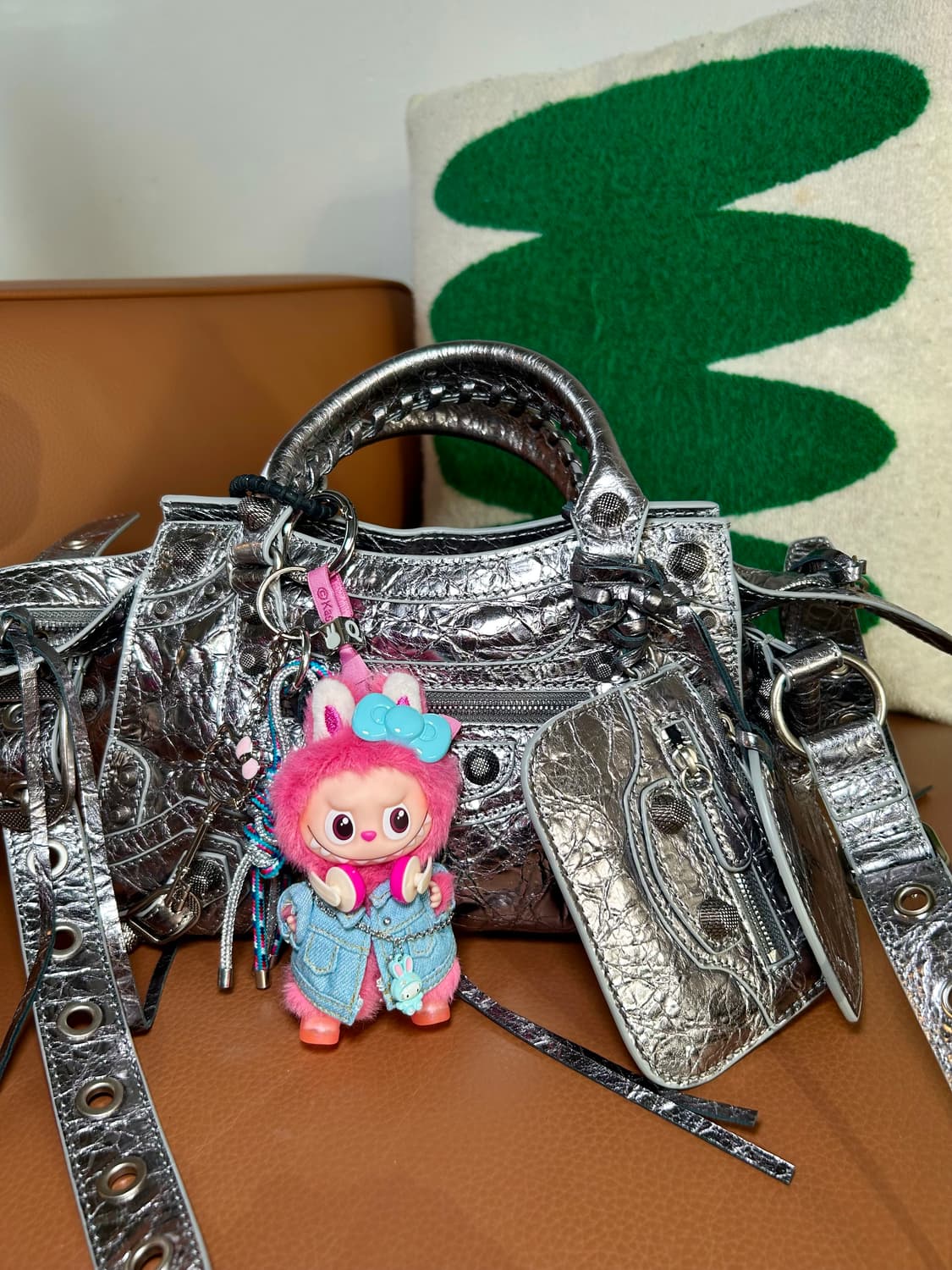 (3)🙊미니라부부+😻키티 조합 커스텀키링“Q” 상품이미지5